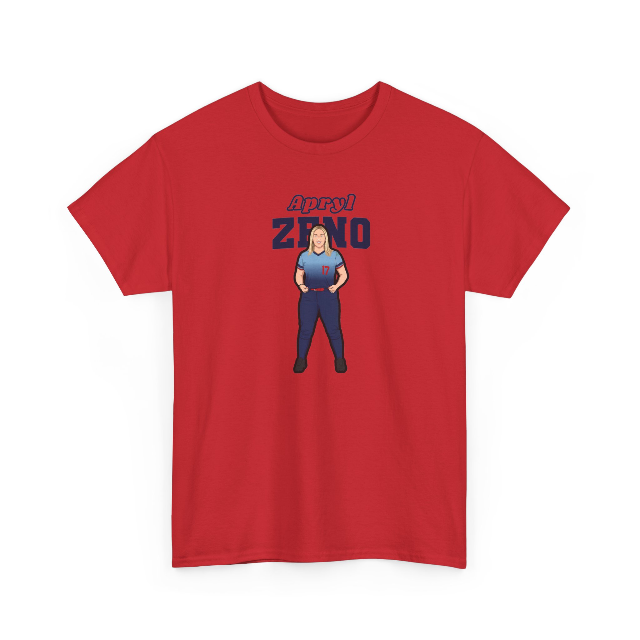 Tee — character_name_arch in Red