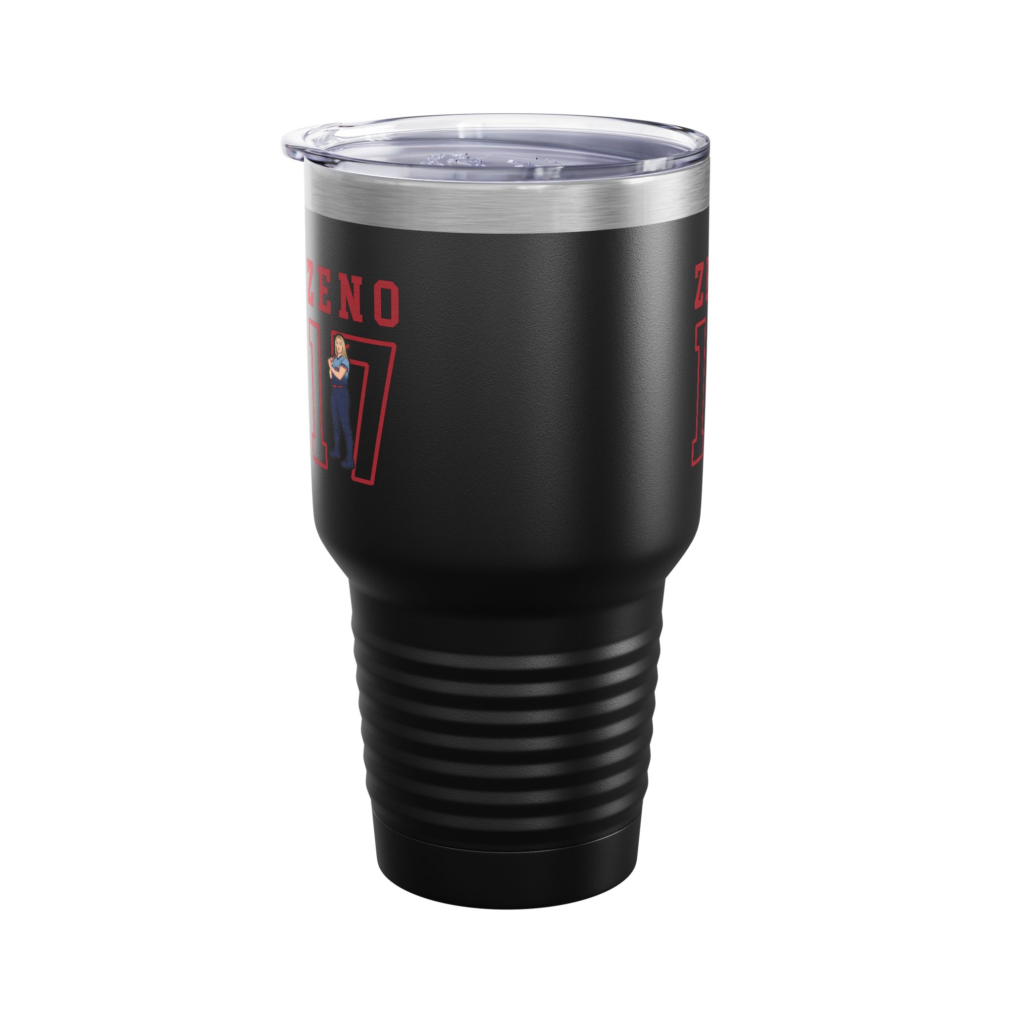 30oz Tumbler — character_shirsey in Black