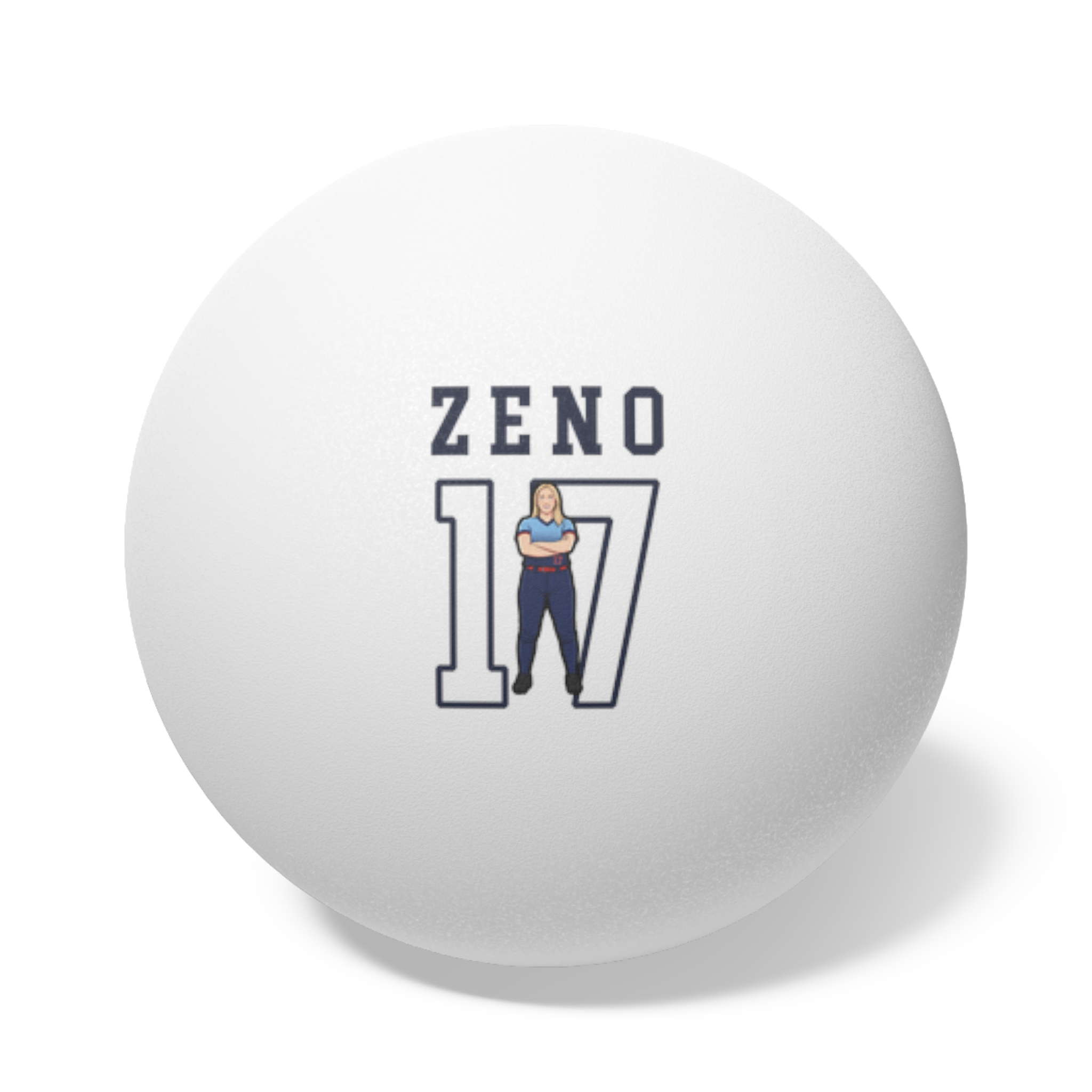 Ping Pong Balls, 6 pcs — character_shirsey in White