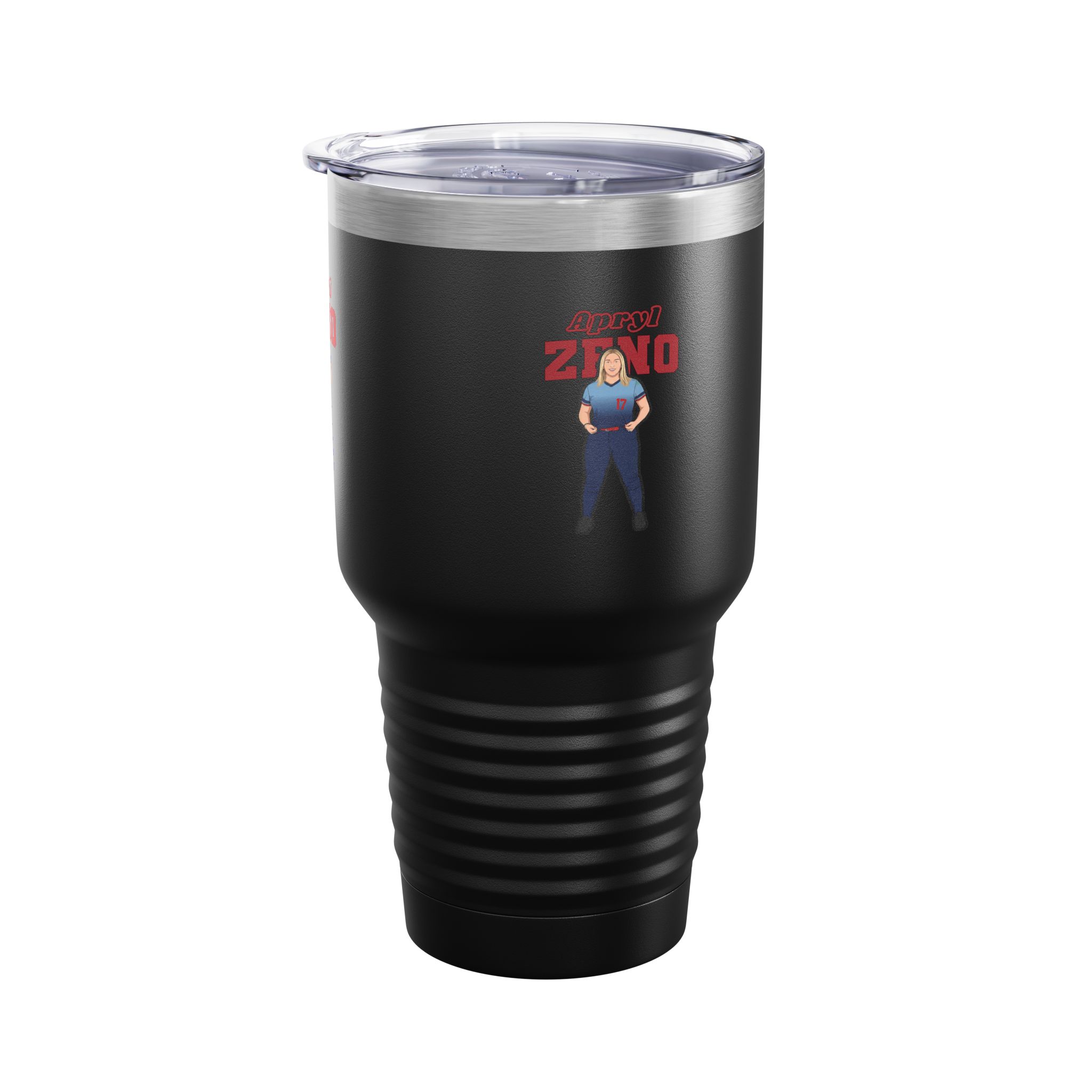 30oz Tumbler — character_name_arch in Black