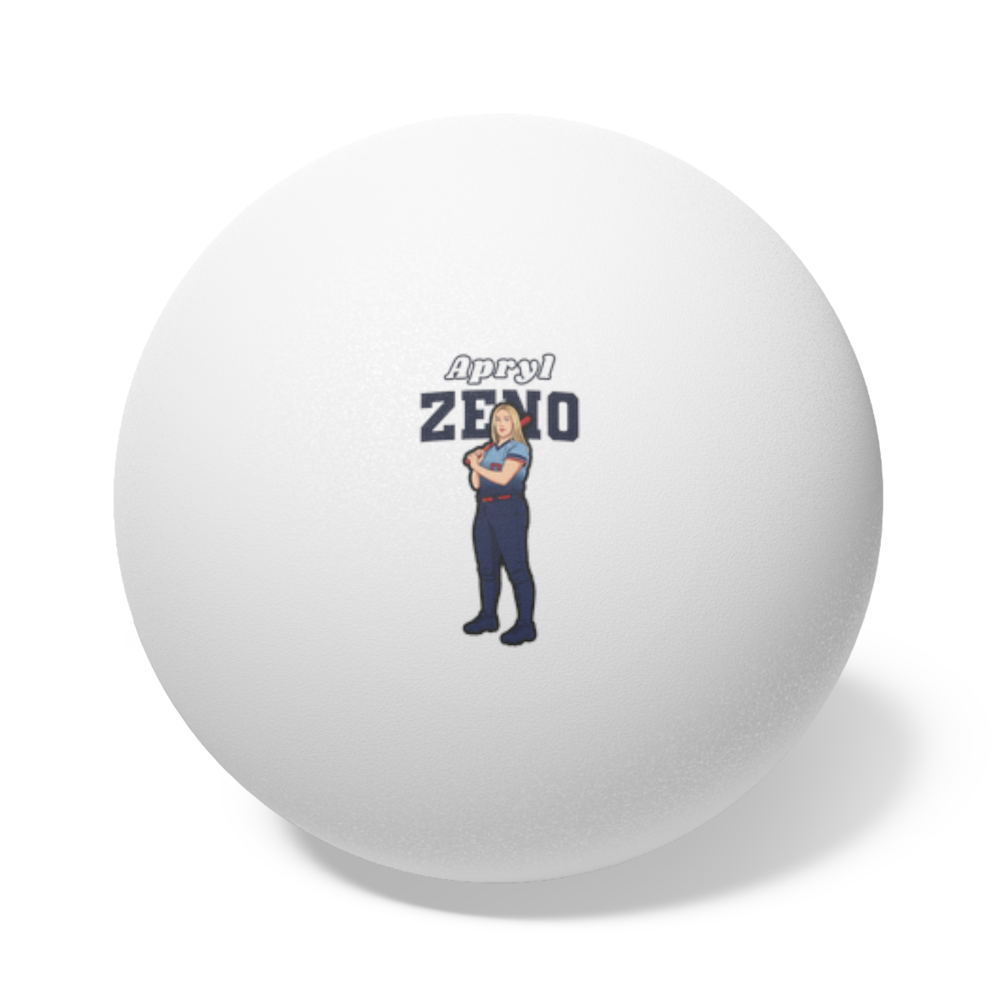 Ping Pong Balls, 6 pcs — character_name_arch in White