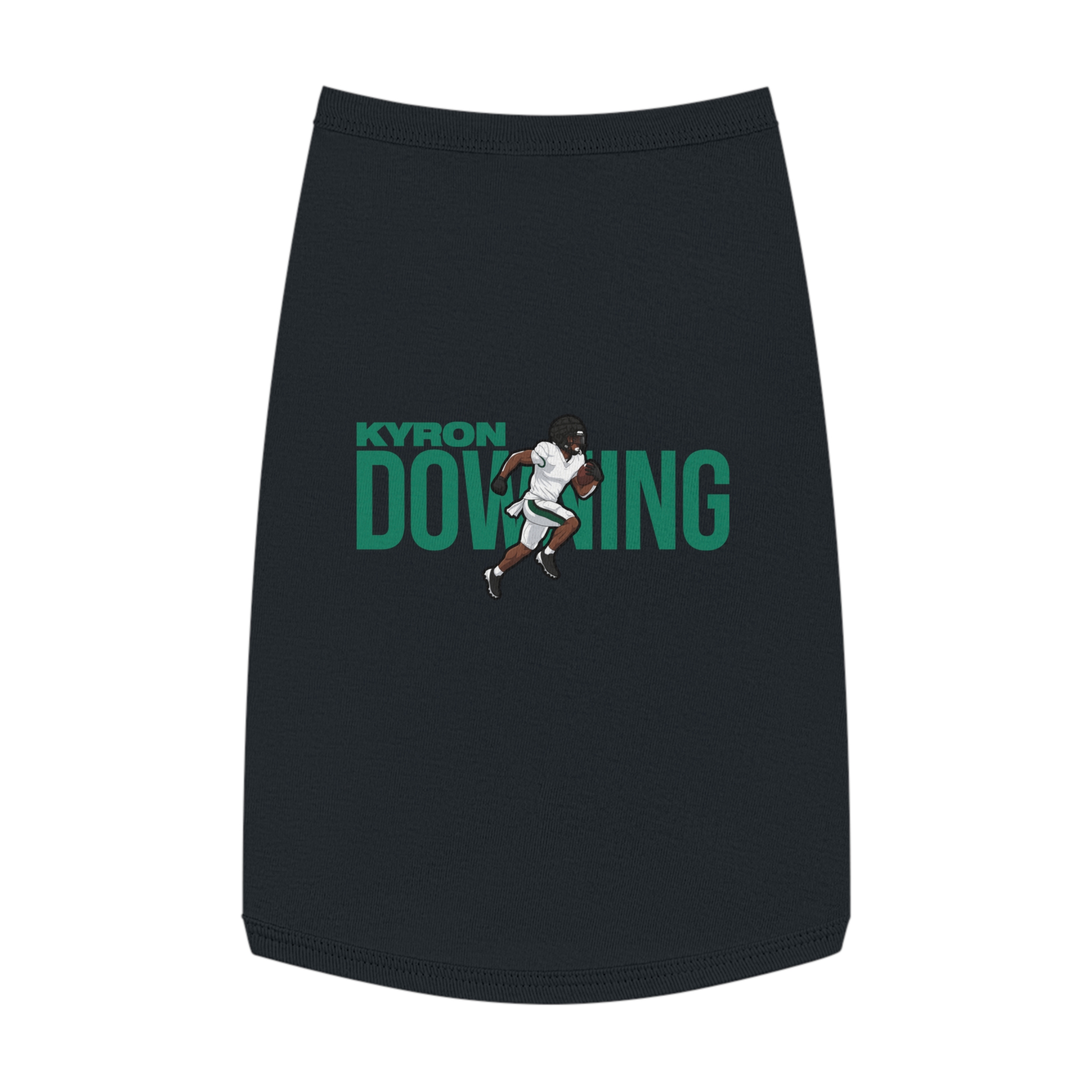 Pet Tank Top — character_player_name in Black