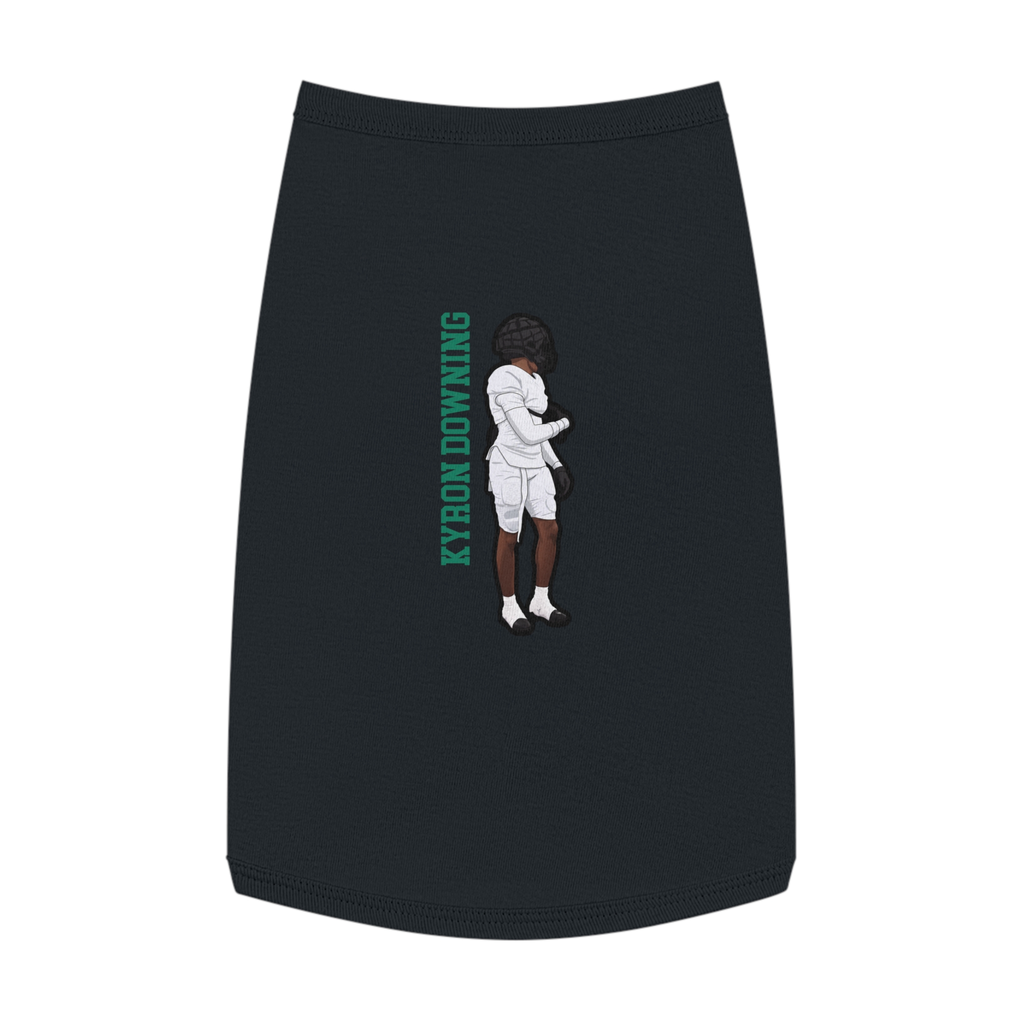 Pet Tank Top — character_name_vertical in White