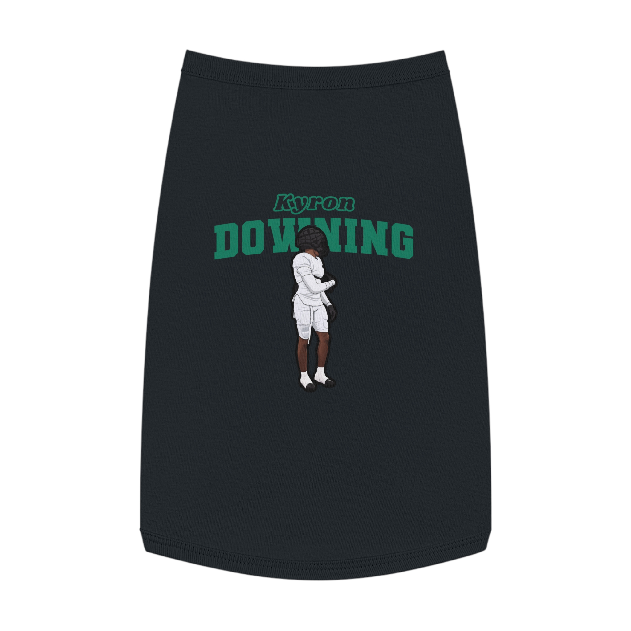 Pet Tank Top — character_name_arch in Black