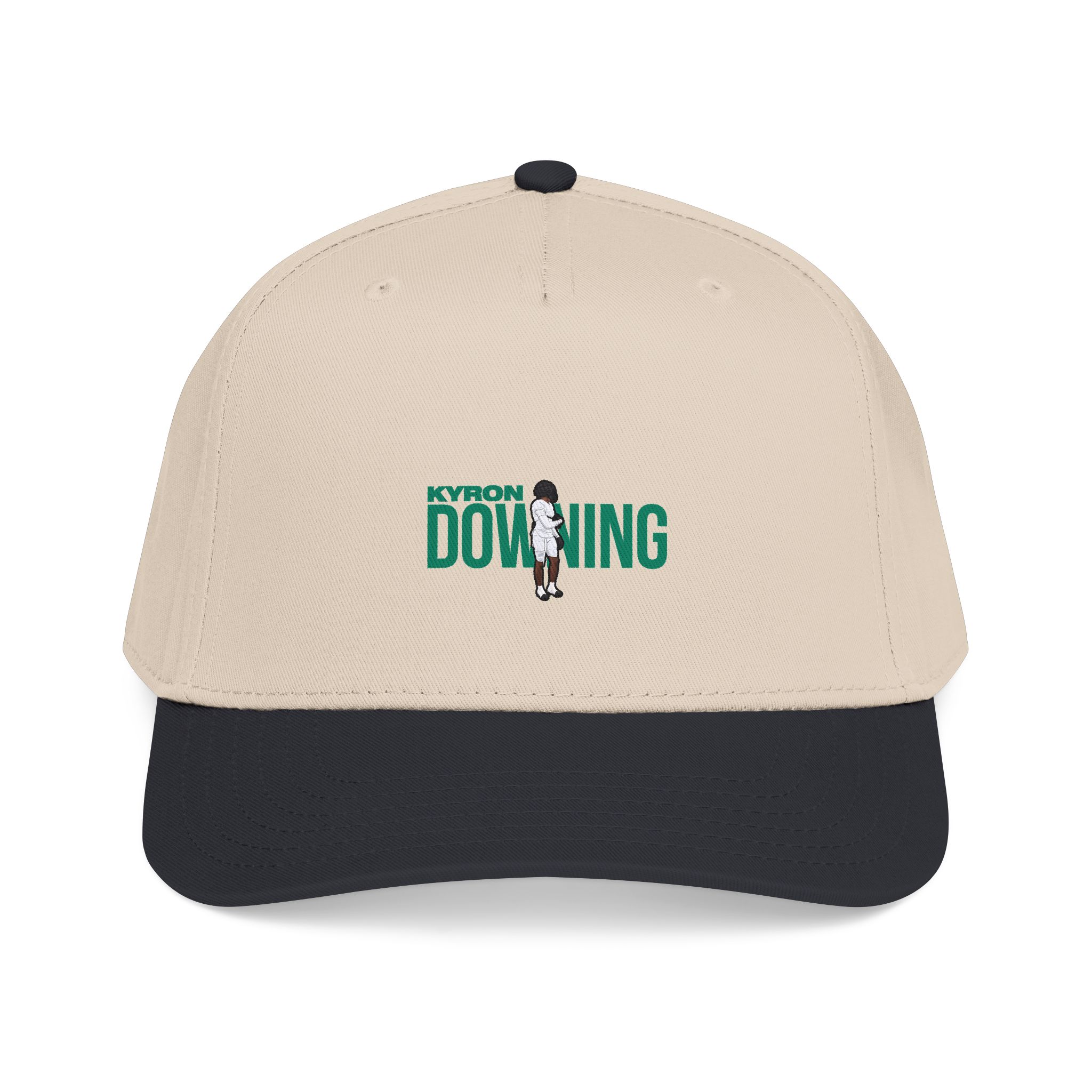 Baseball Cap — character_player_name in Black / Natural