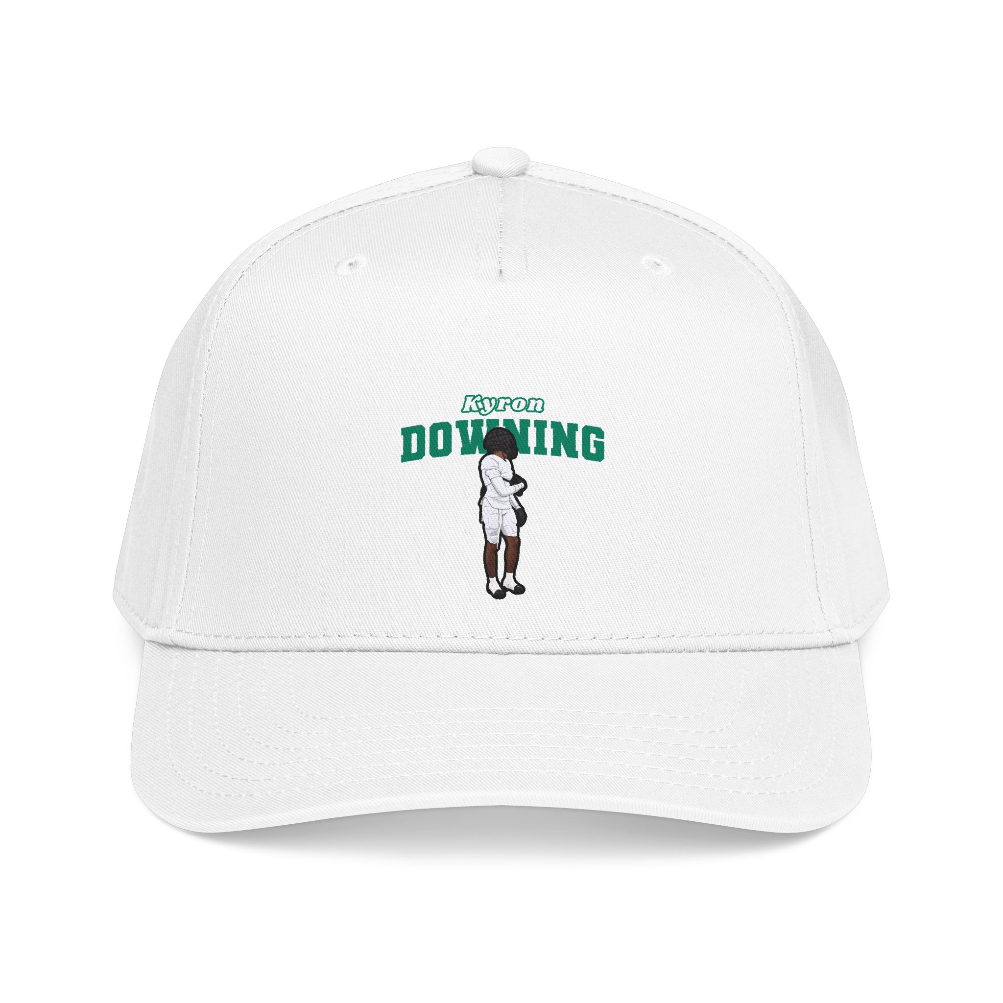 Baseball Cap — character_name_arch in White