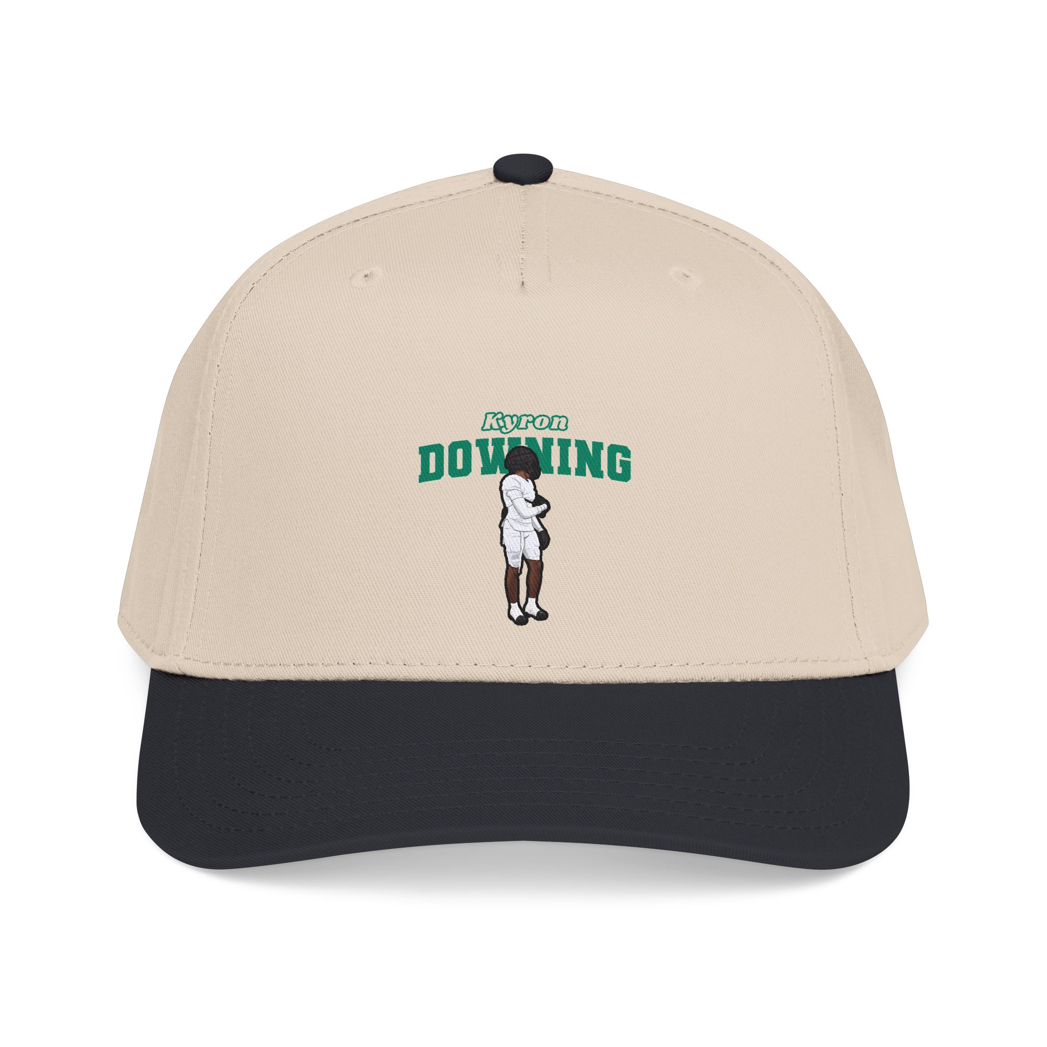 Baseball Cap — character_name_arch in Black / Natural