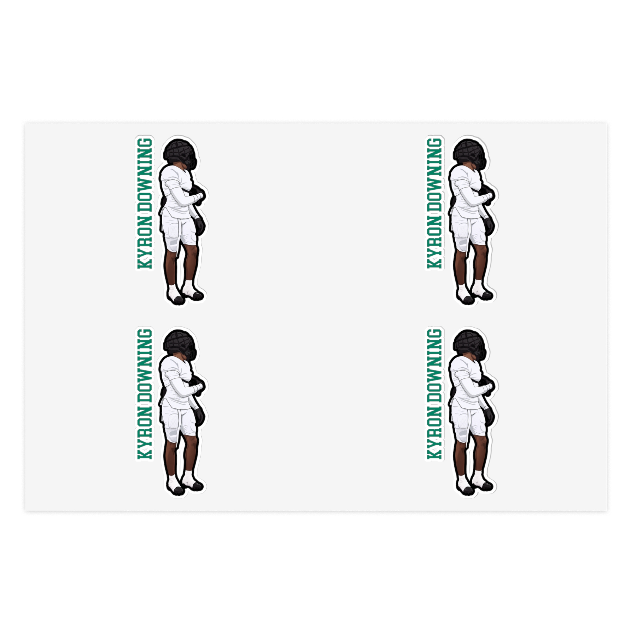 Sticker Sheet — character_name_vertical in Classic