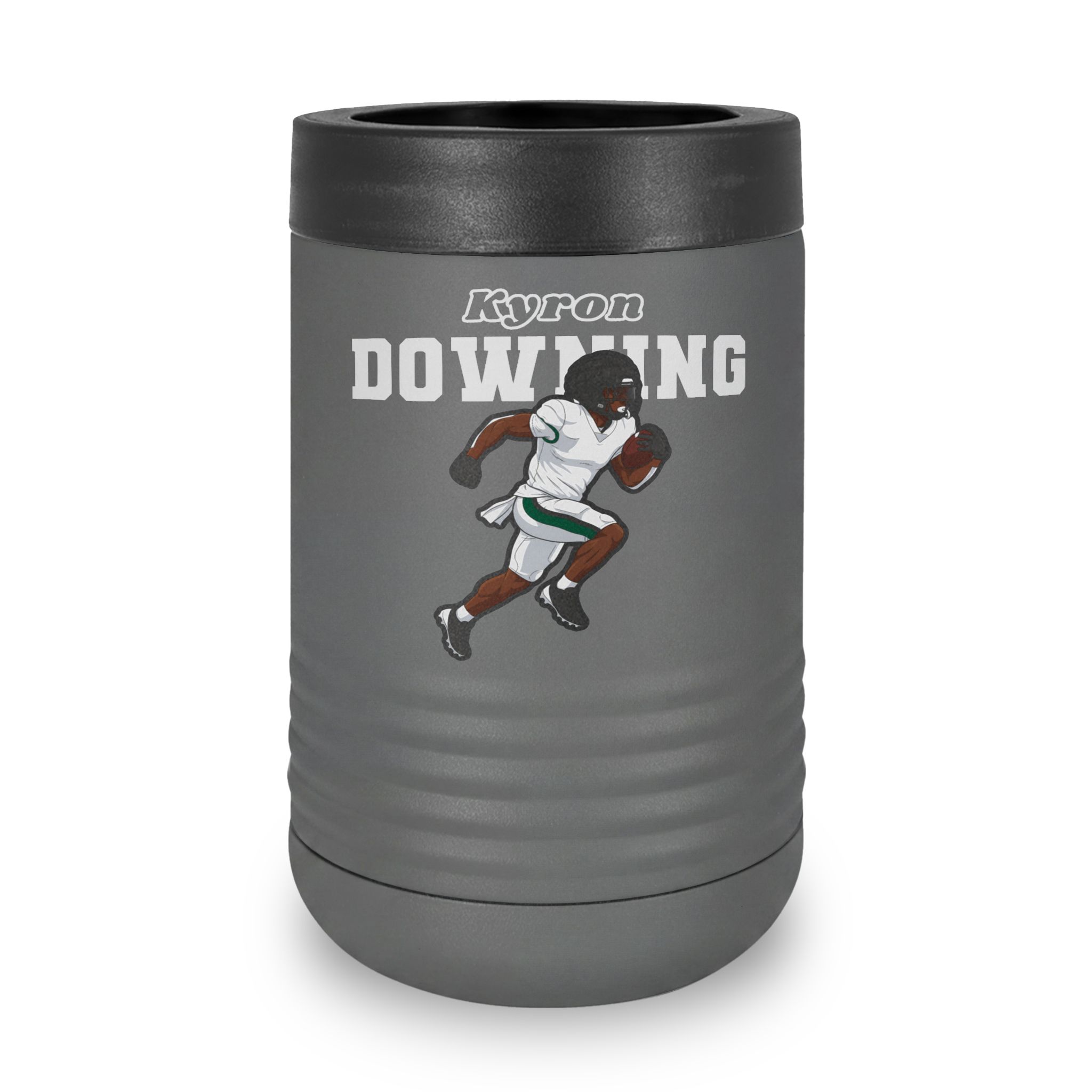 Stainless Can Cooler — character_name_arch in Grey