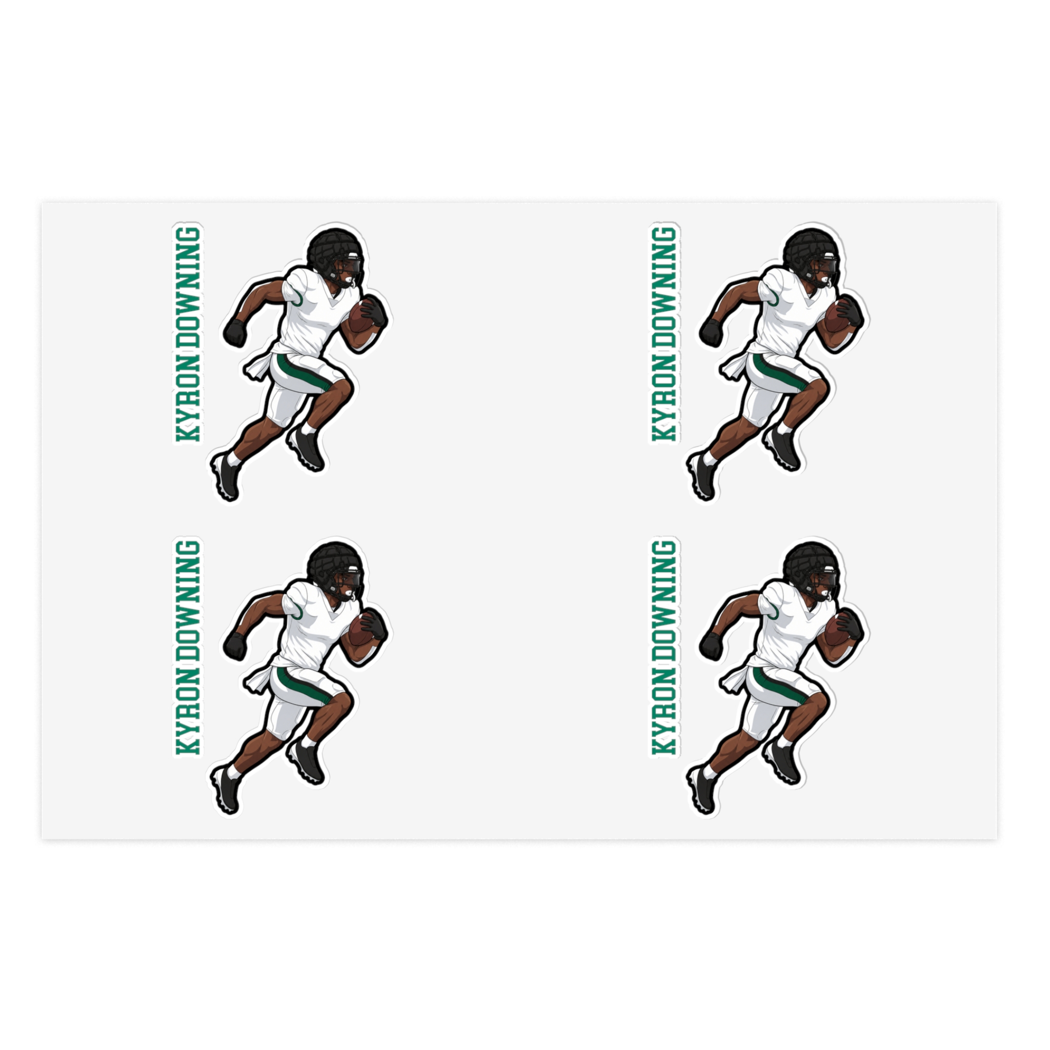 Sticker Sheet — character_name_vertical in Classic