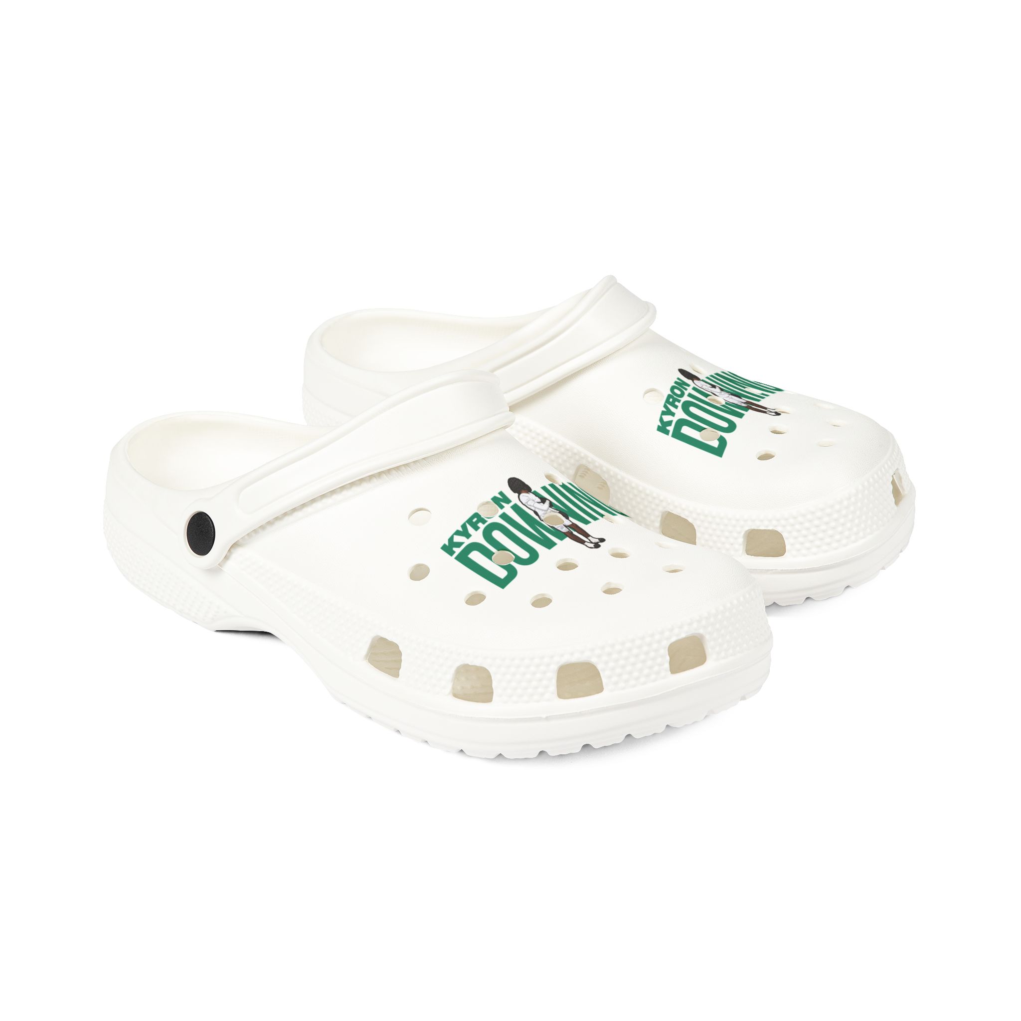 Rubber Clogs — character_player_name in White