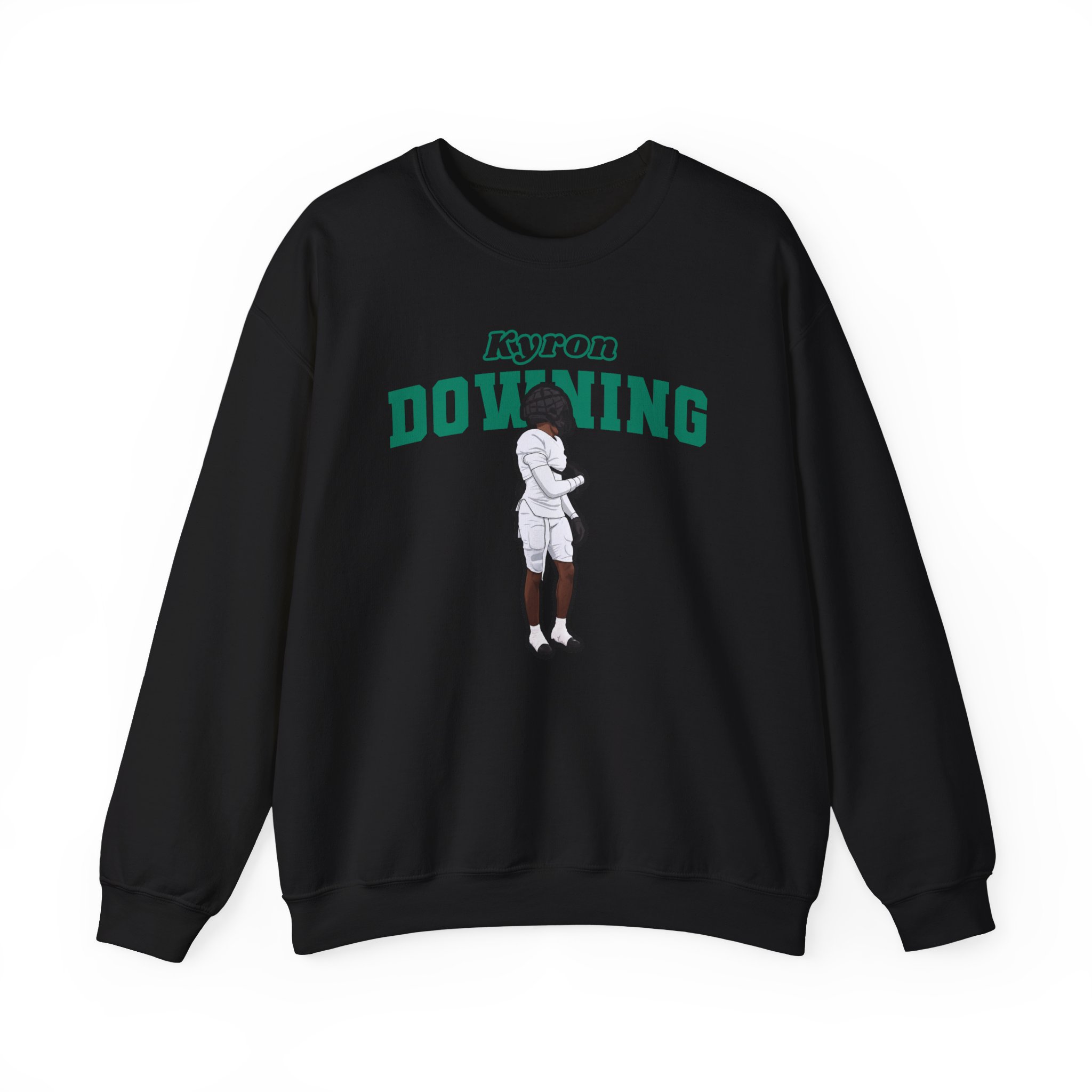 Crewneck Sweatshirt — character_name_arch in Black