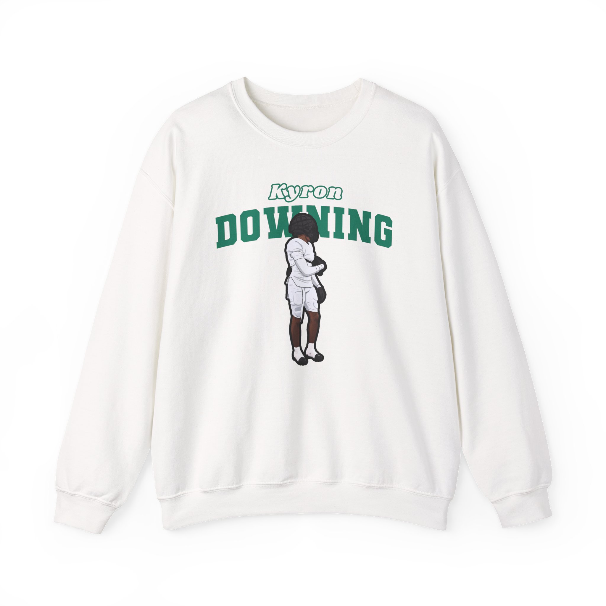Crewneck Sweatshirt — character_name_arch in White