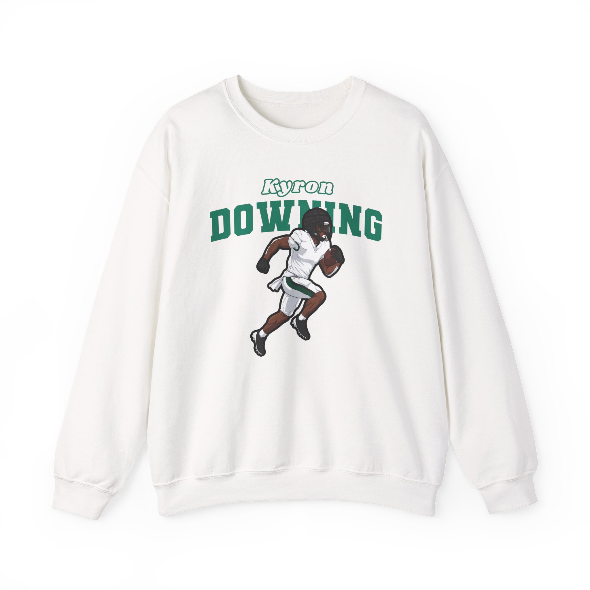 Crewneck Sweatshirt — character_name_arch in White