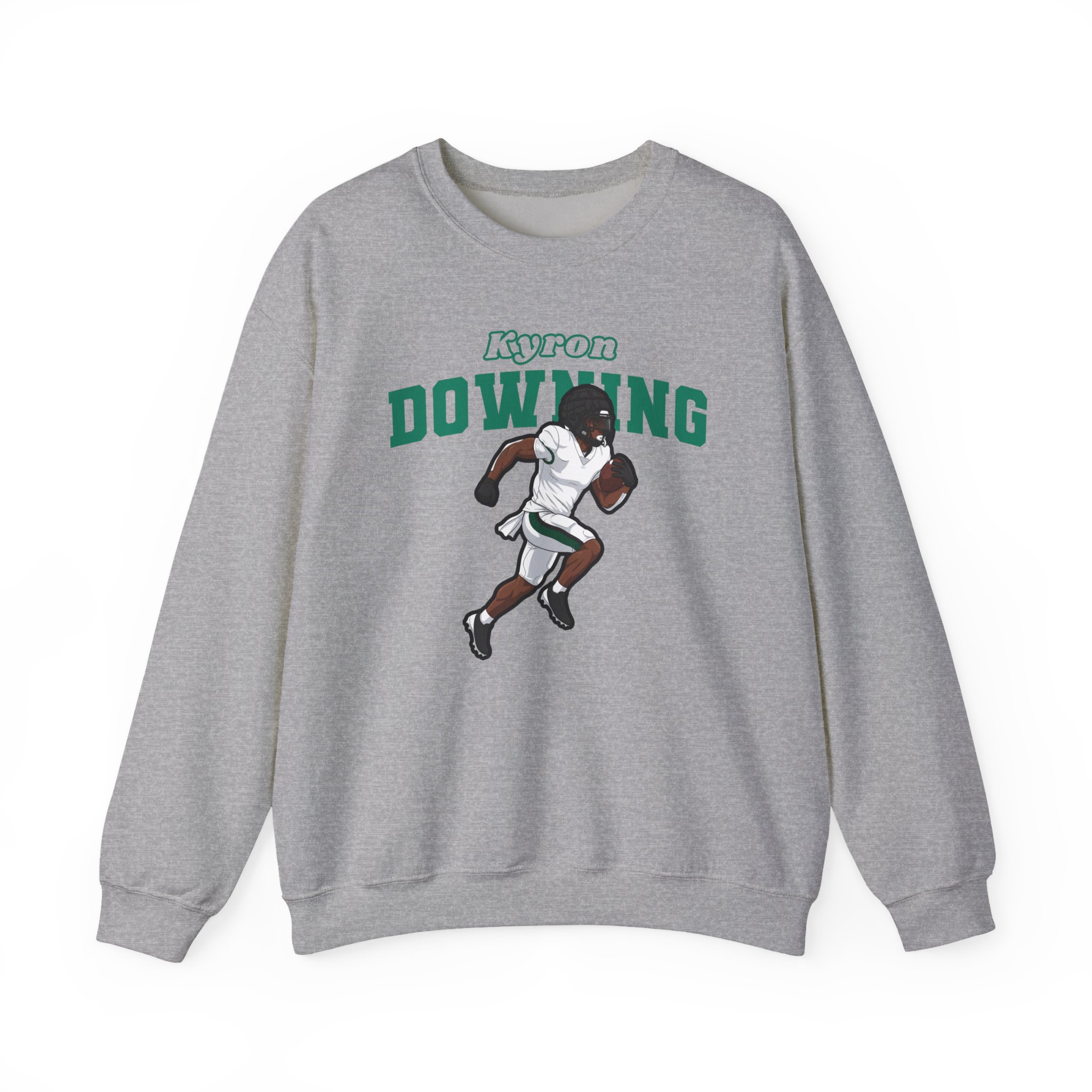 Crewneck Sweatshirt — character_name_arch in Grey