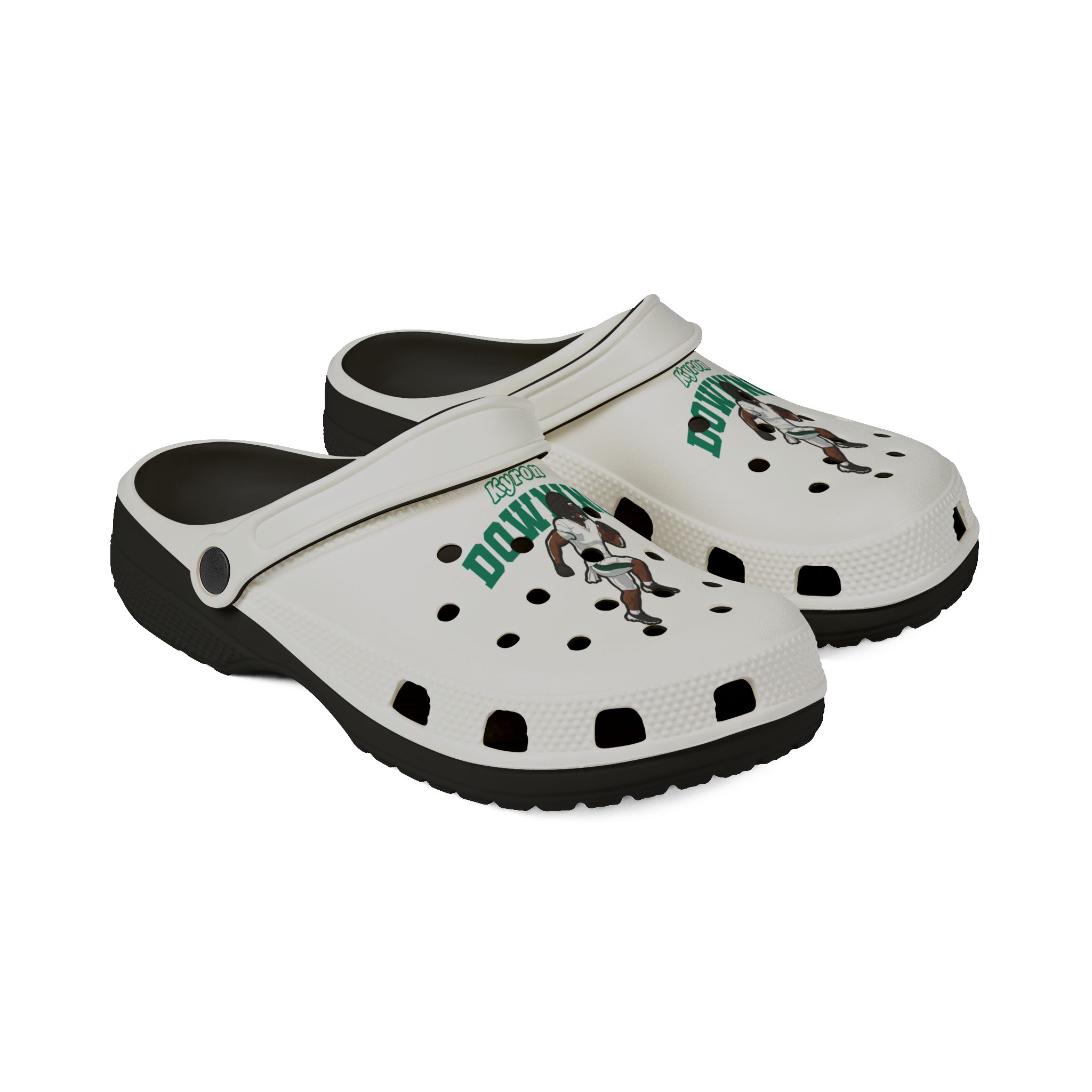 Rubber Clogs — character_name_arch in Black