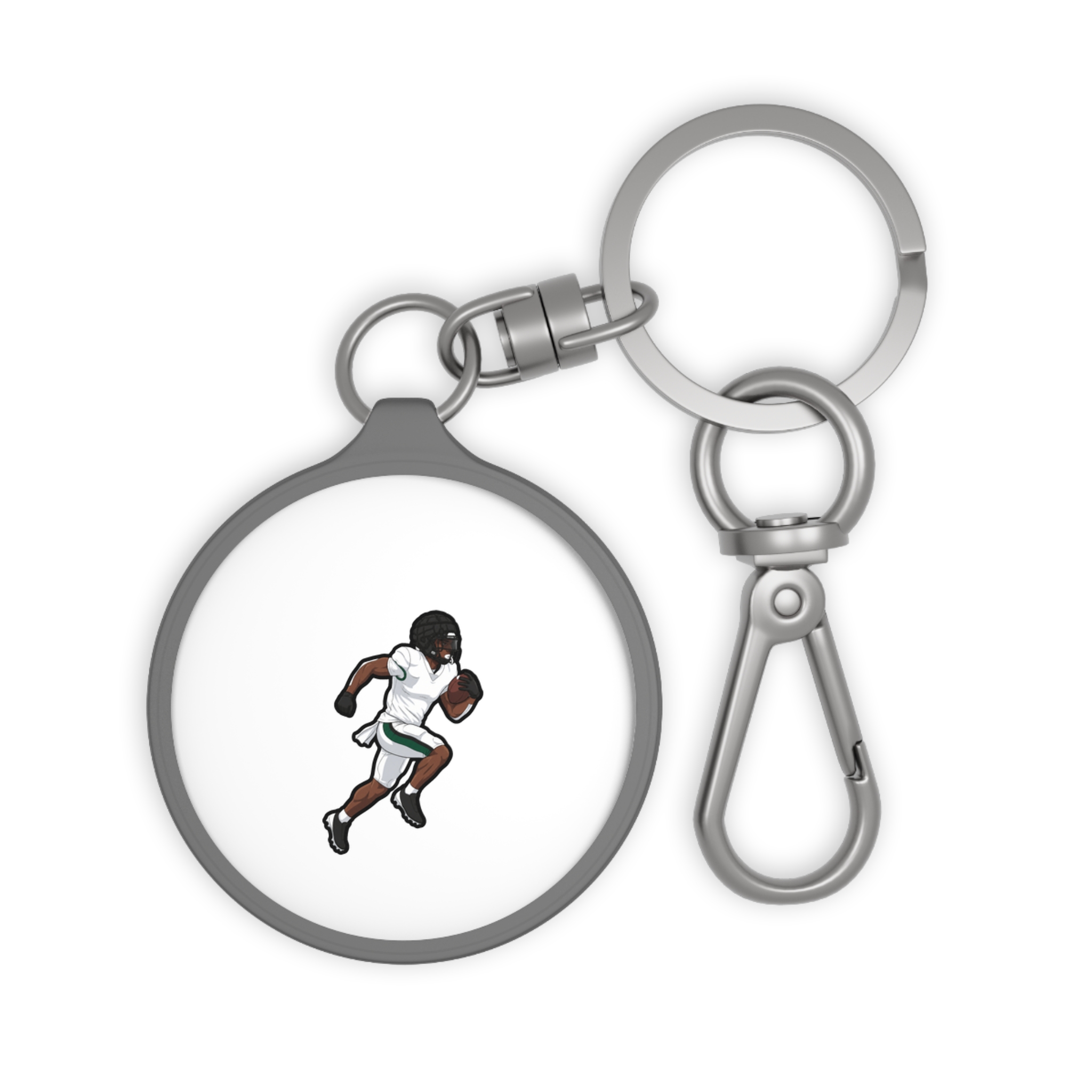 Keychain — character_name_arch in Grey