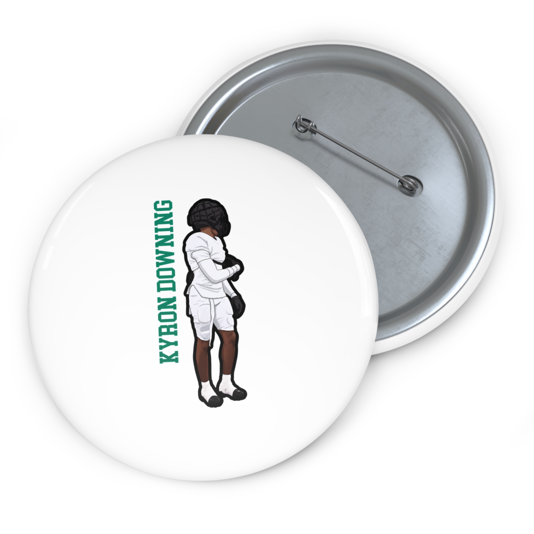 Game Day Pin — character_name_vertical in Classic