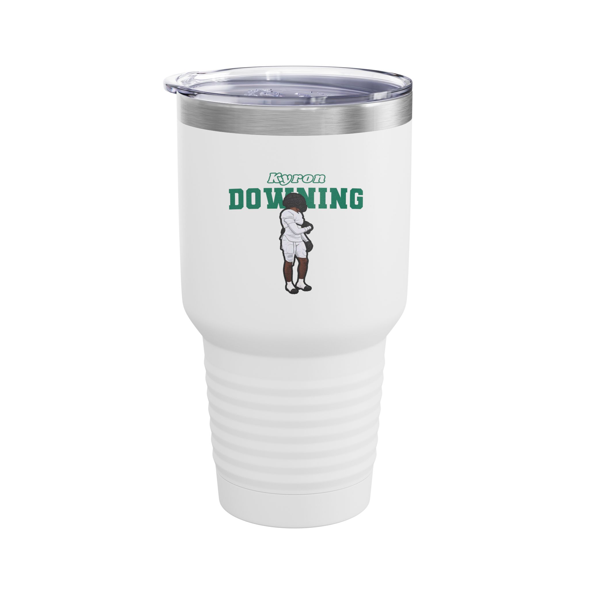 30oz Tumbler — character_name_arch in White