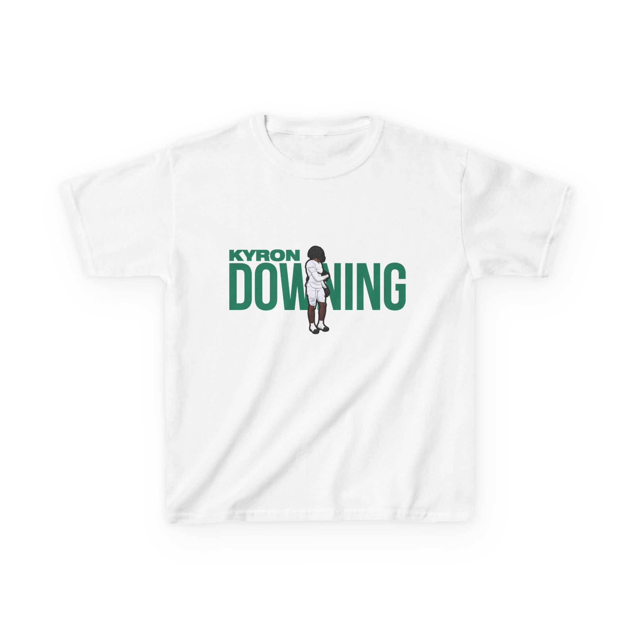 Youth Tee — character_player_name in White