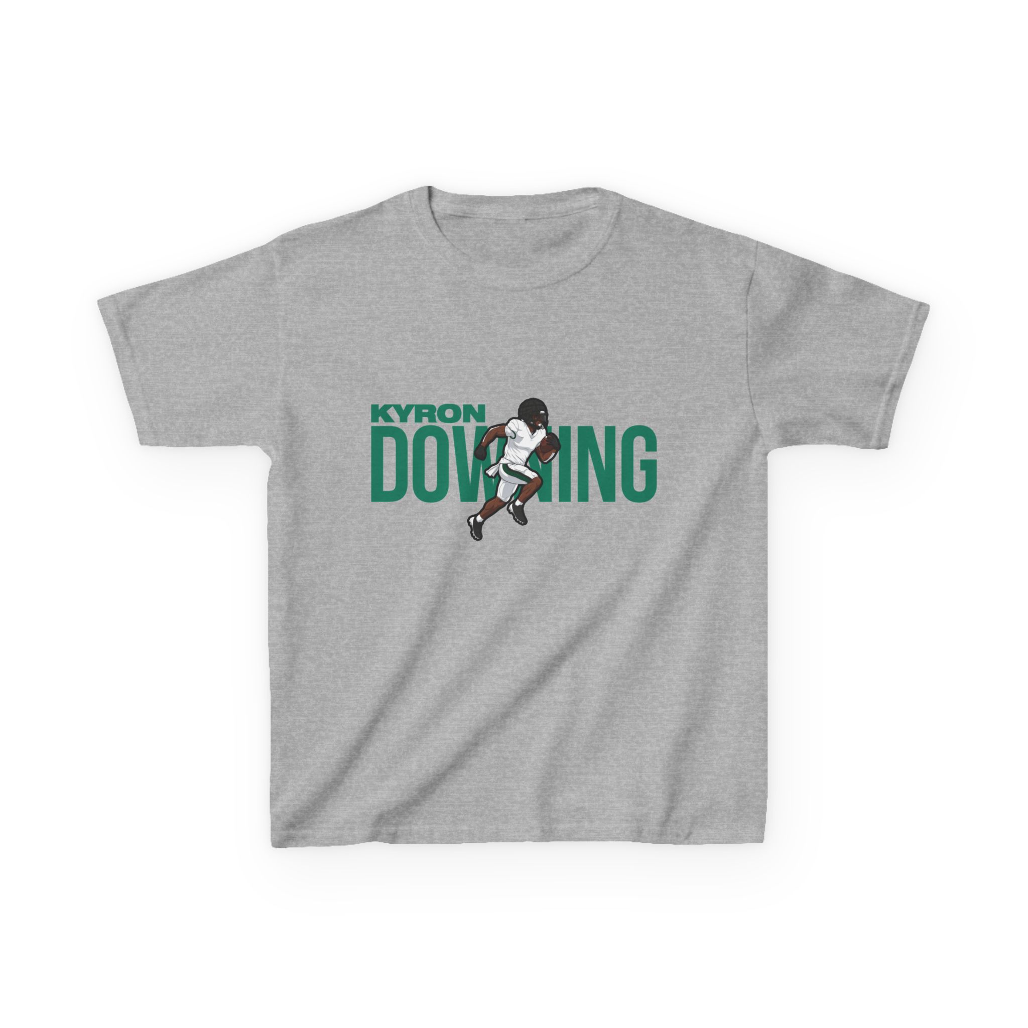 Youth Tee — character_player_name in Grey