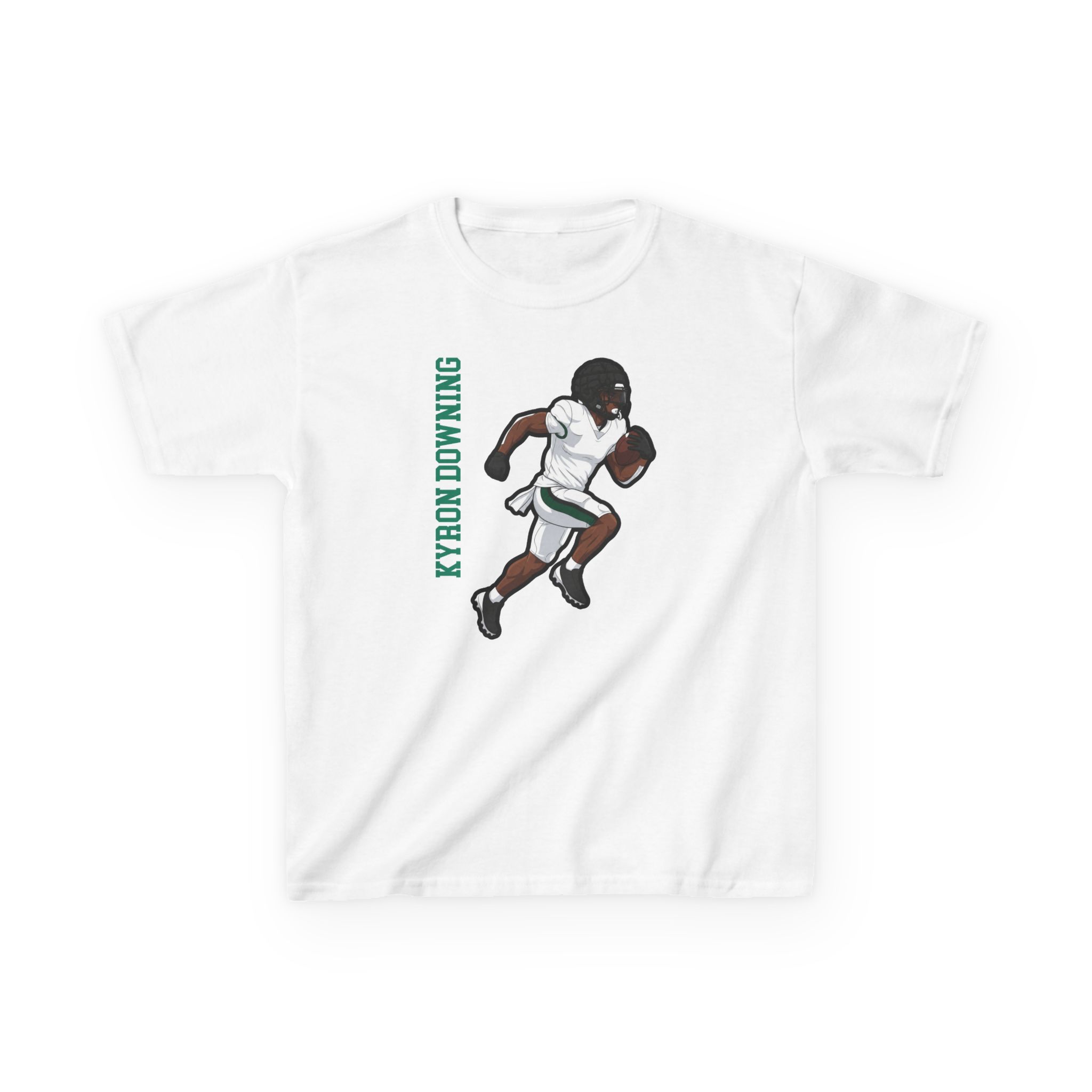Youth Tee — character_name_vertical in White