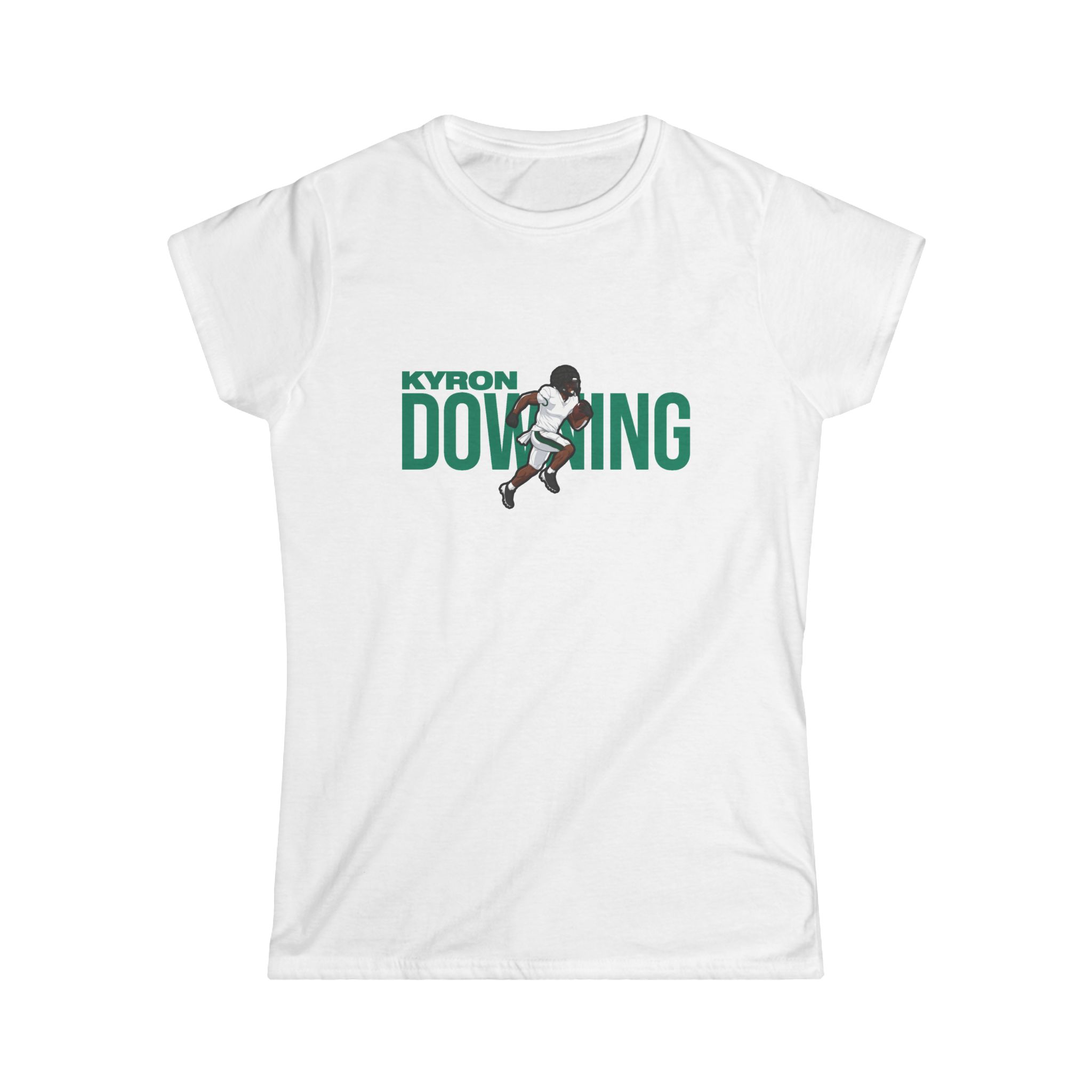 Women's Softstyle Tee — character_player_name in White