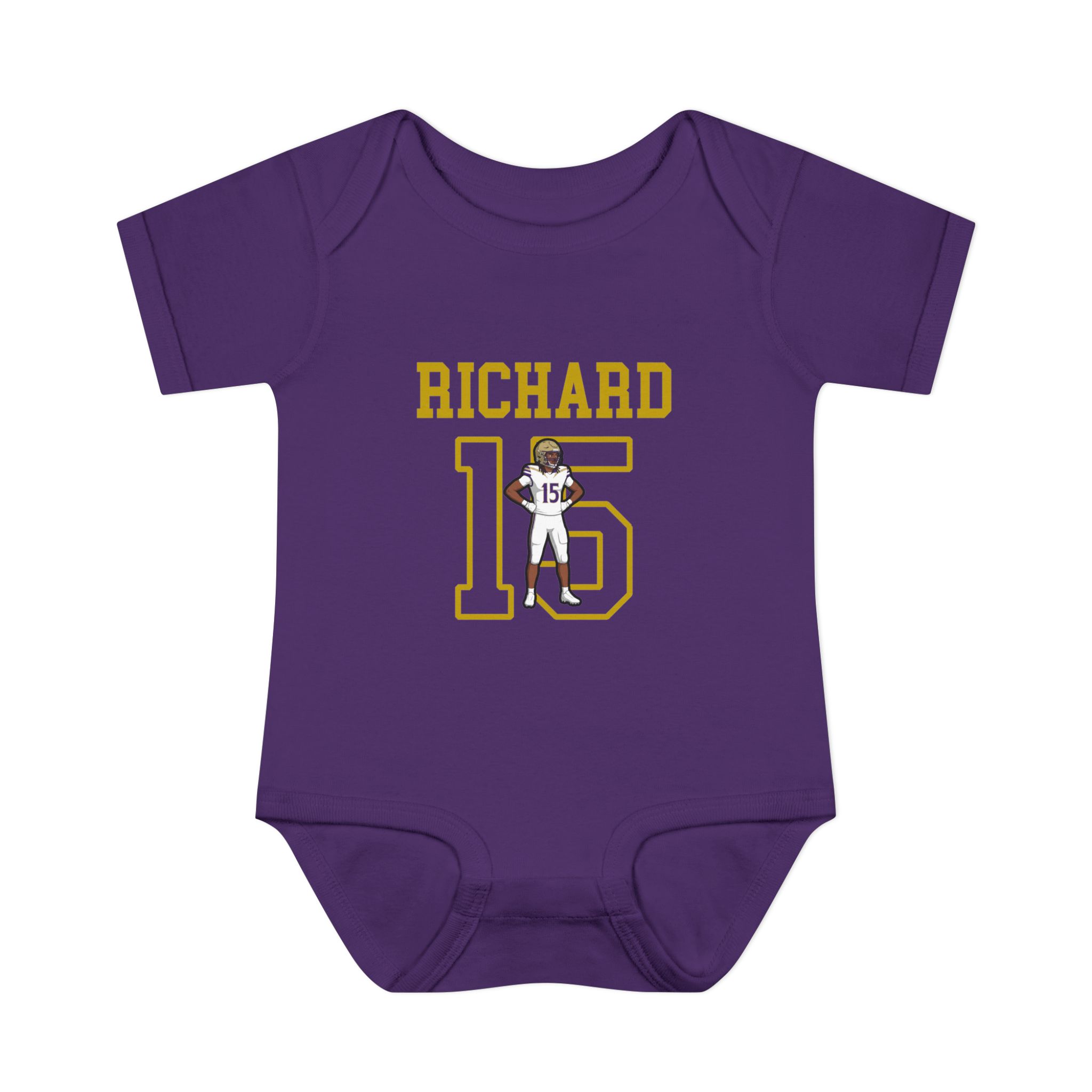 Baby Onesie — character_shirsey in Purple