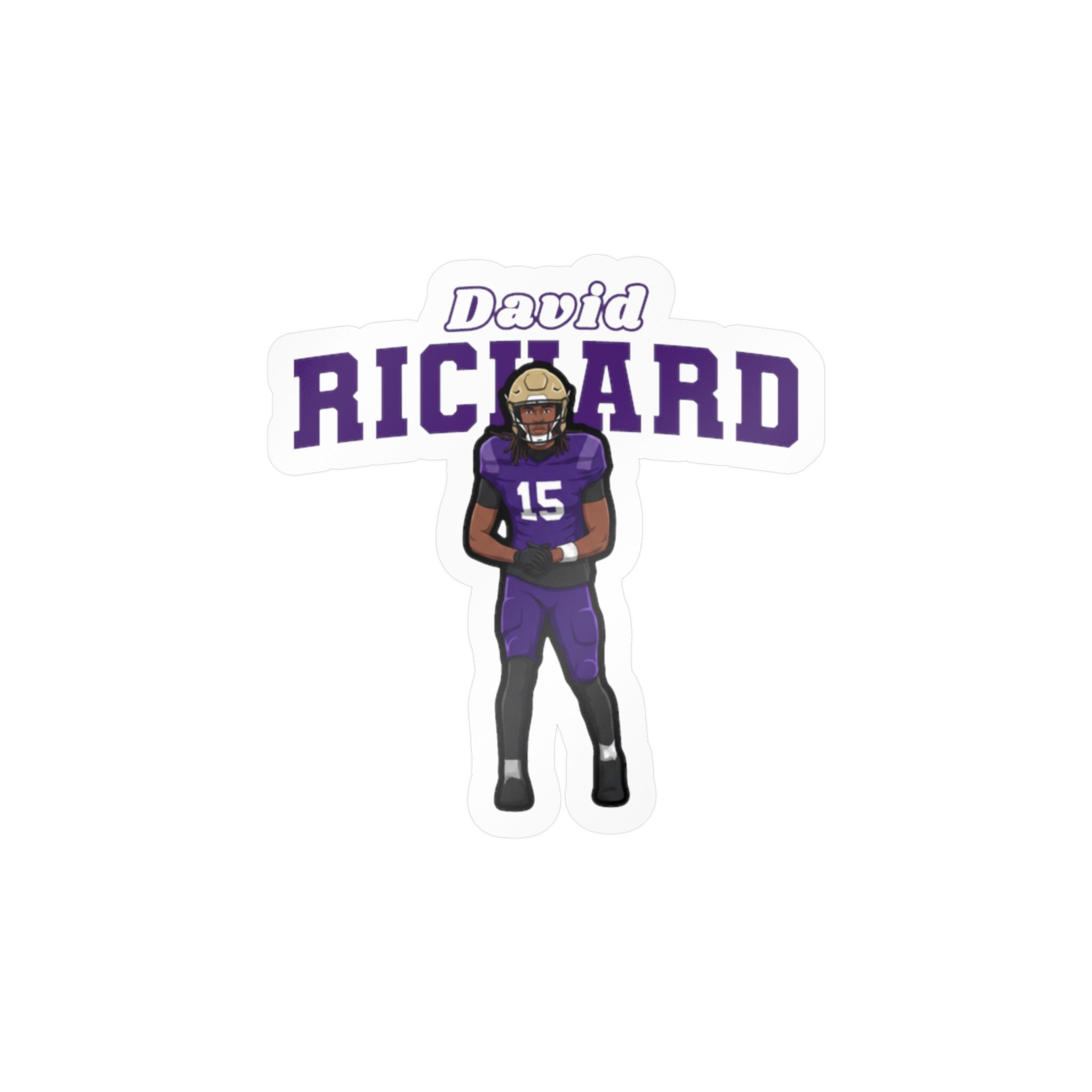 Vinyl Sticker — character_name_arch in Classic