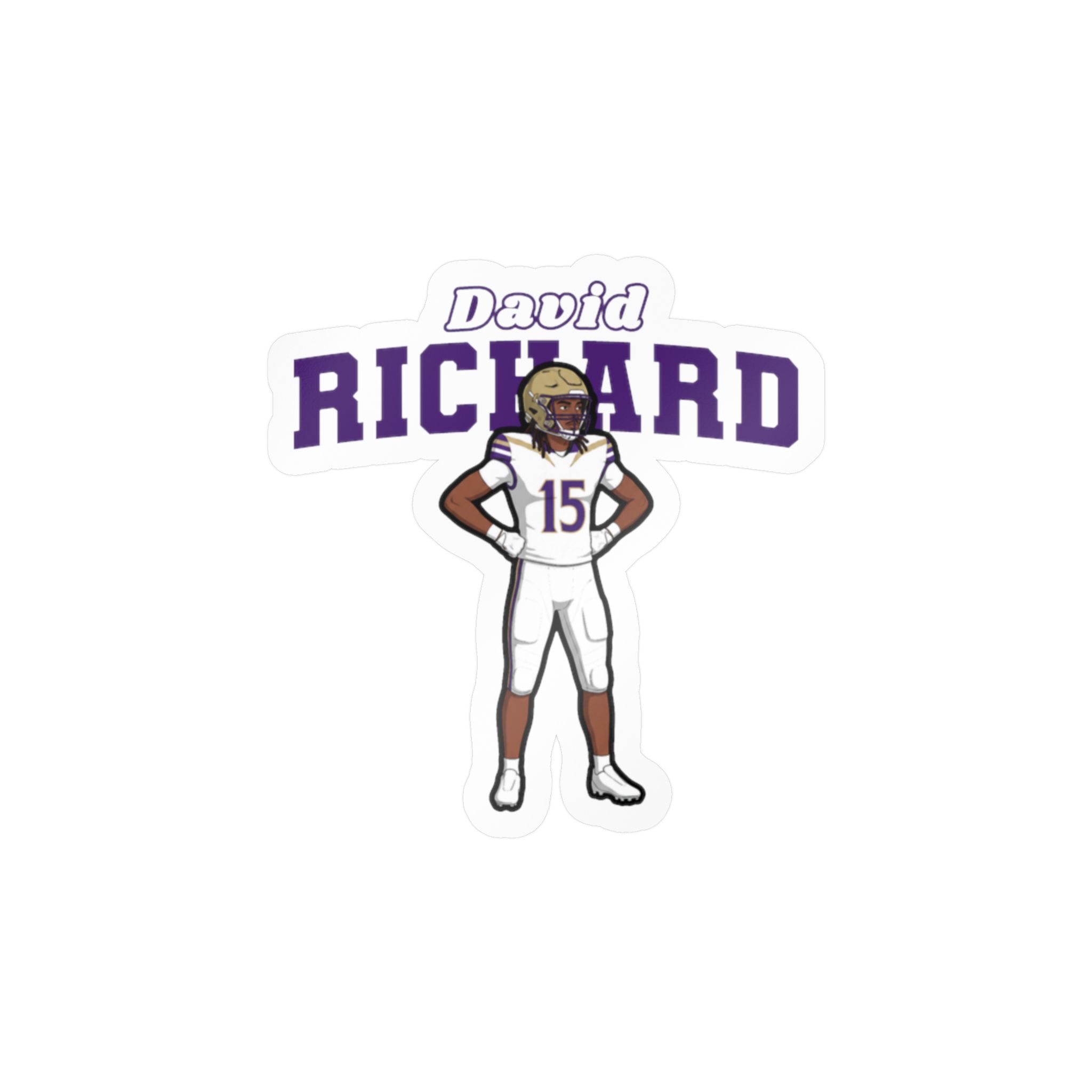 Vinyl Sticker — character_name_arch in Classic