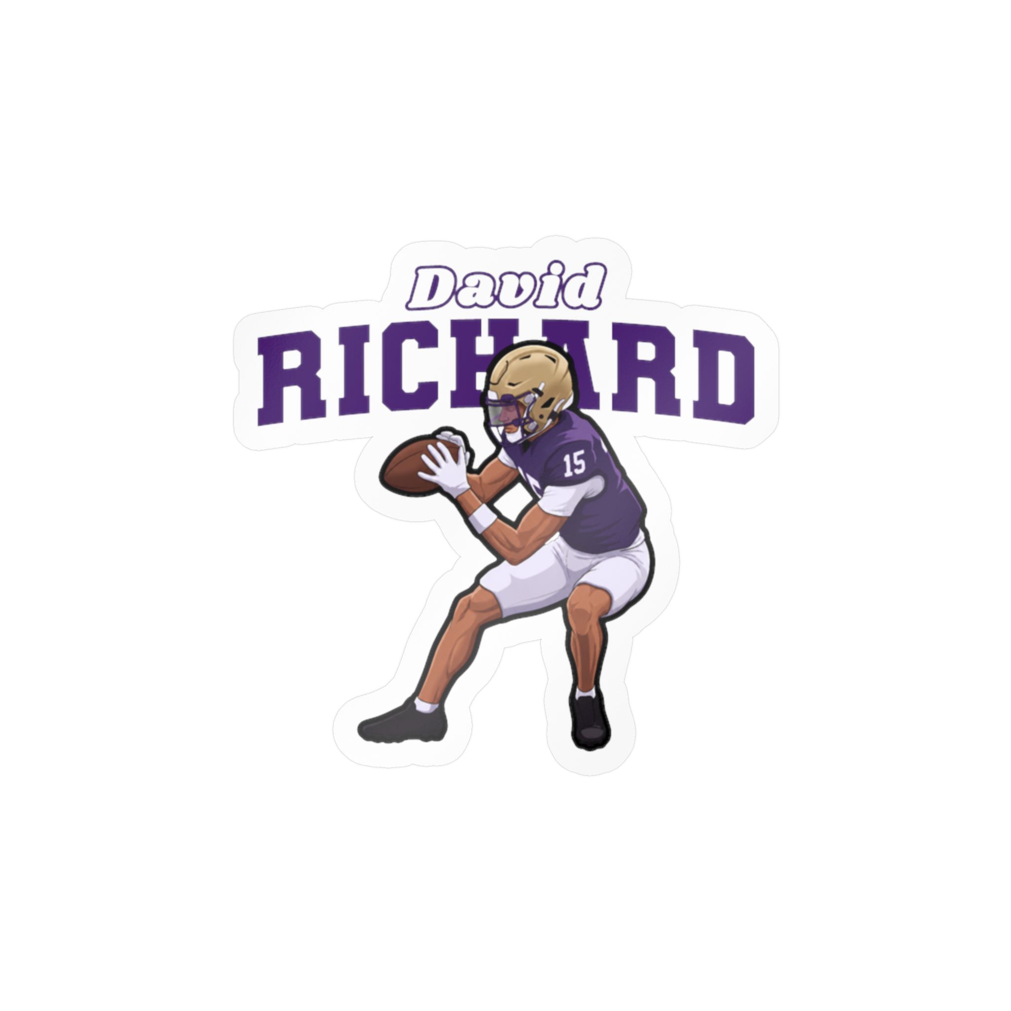 Vinyl Sticker — character_name_arch in Classic