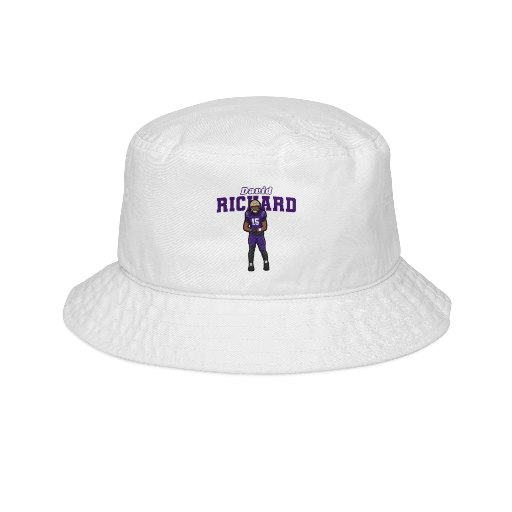 Bucket Hat — character_name_arch in White