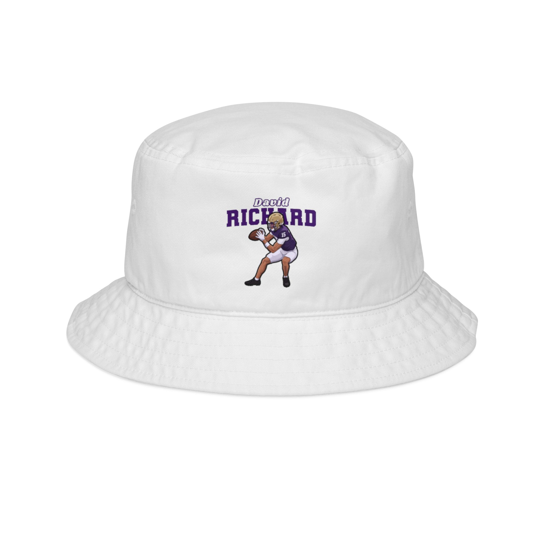 Bucket Hat — character_name_arch in White