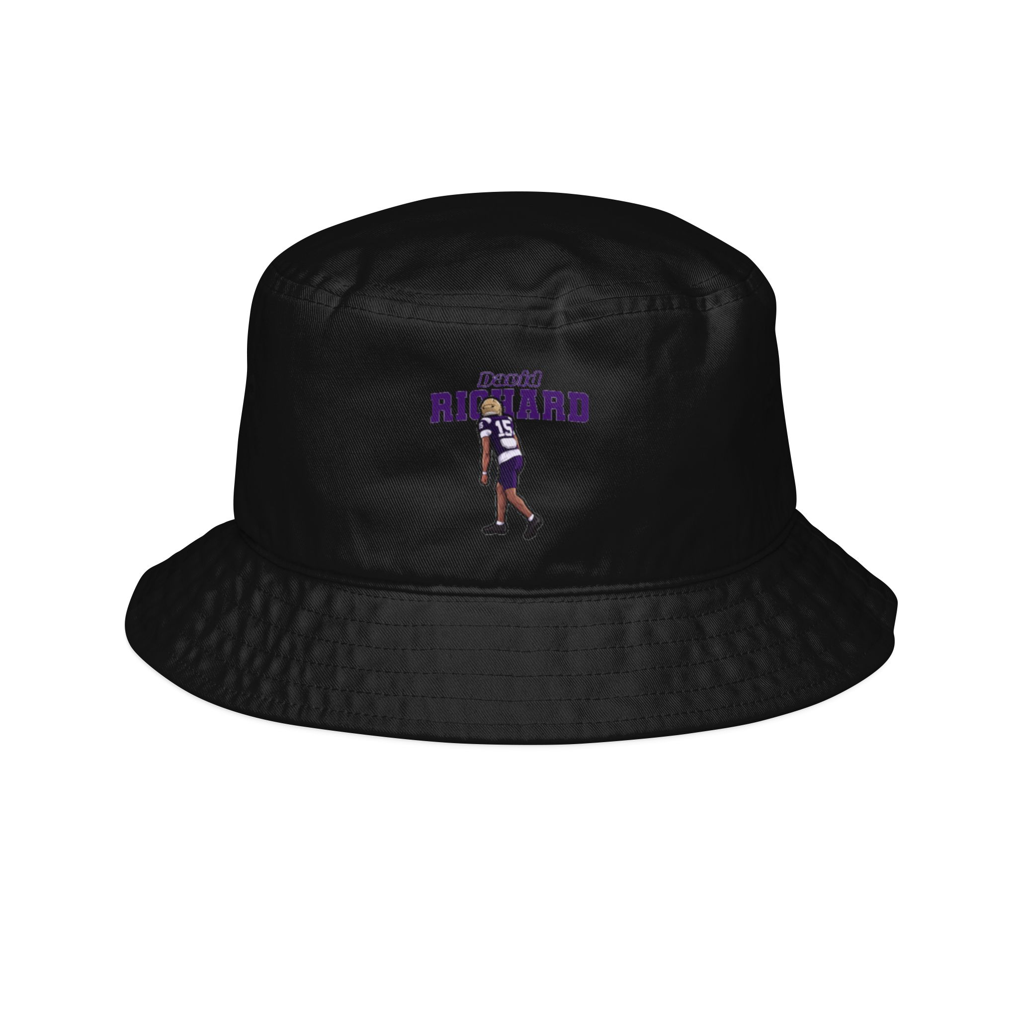 Bucket Hat — character_name_arch in Black