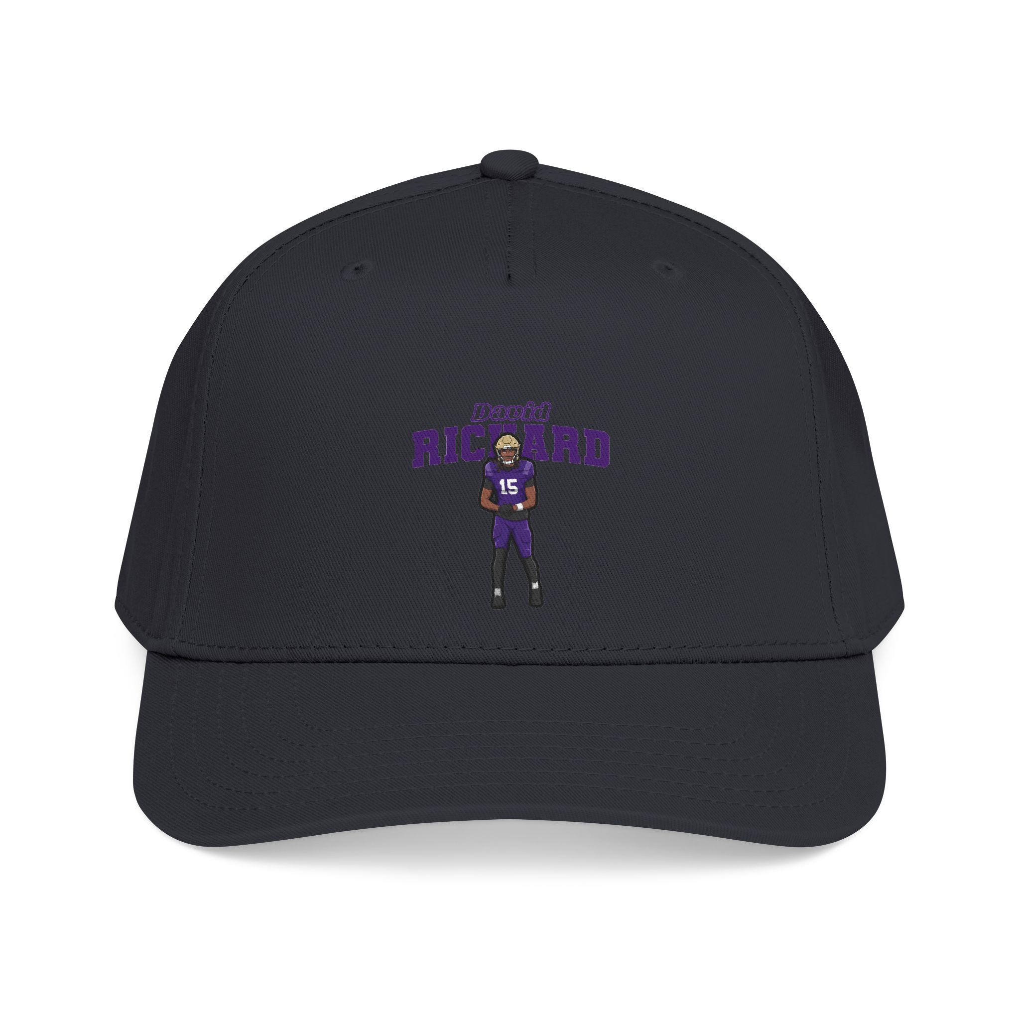 Baseball Cap — character_name_arch in Black