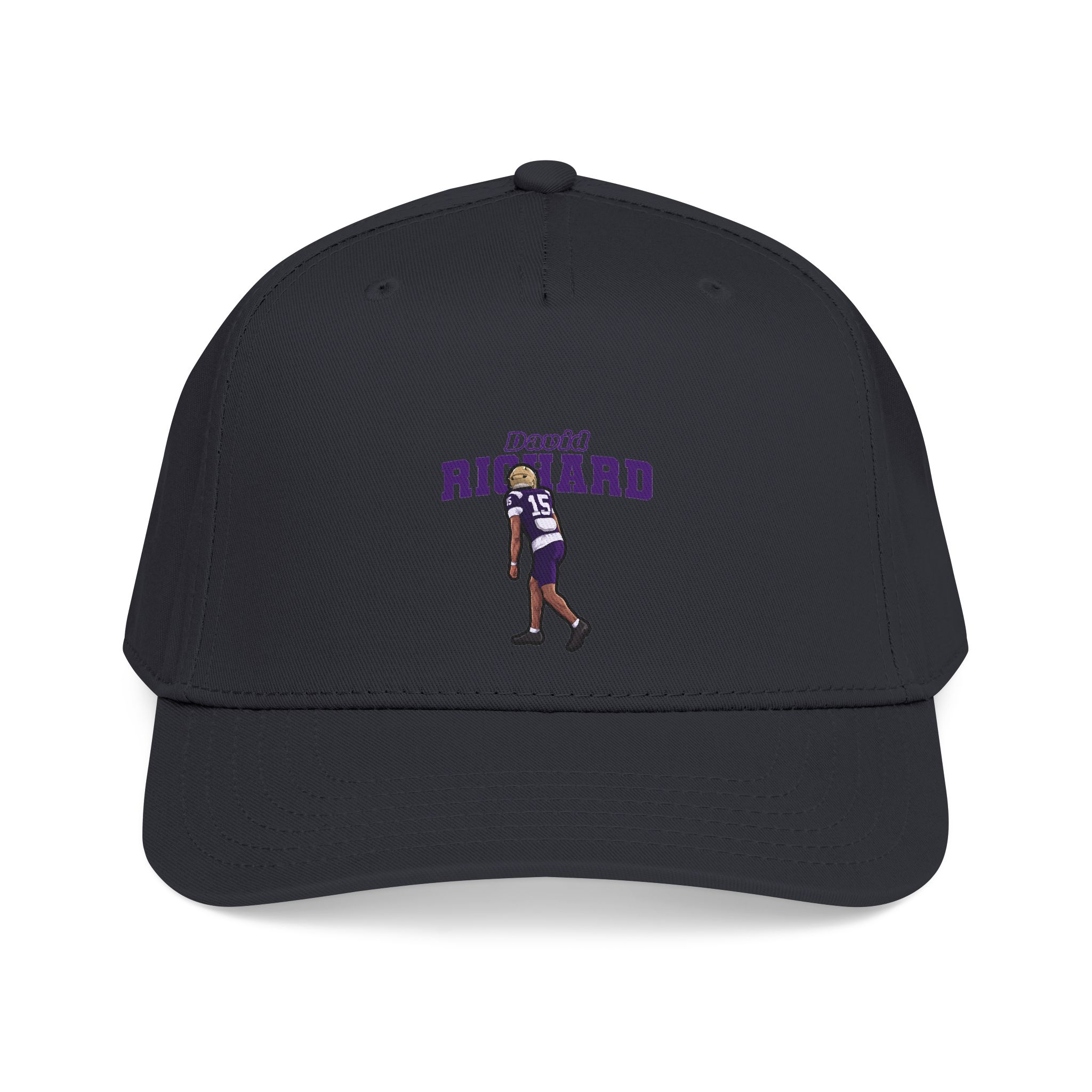 Baseball Cap — character_name_arch in Black