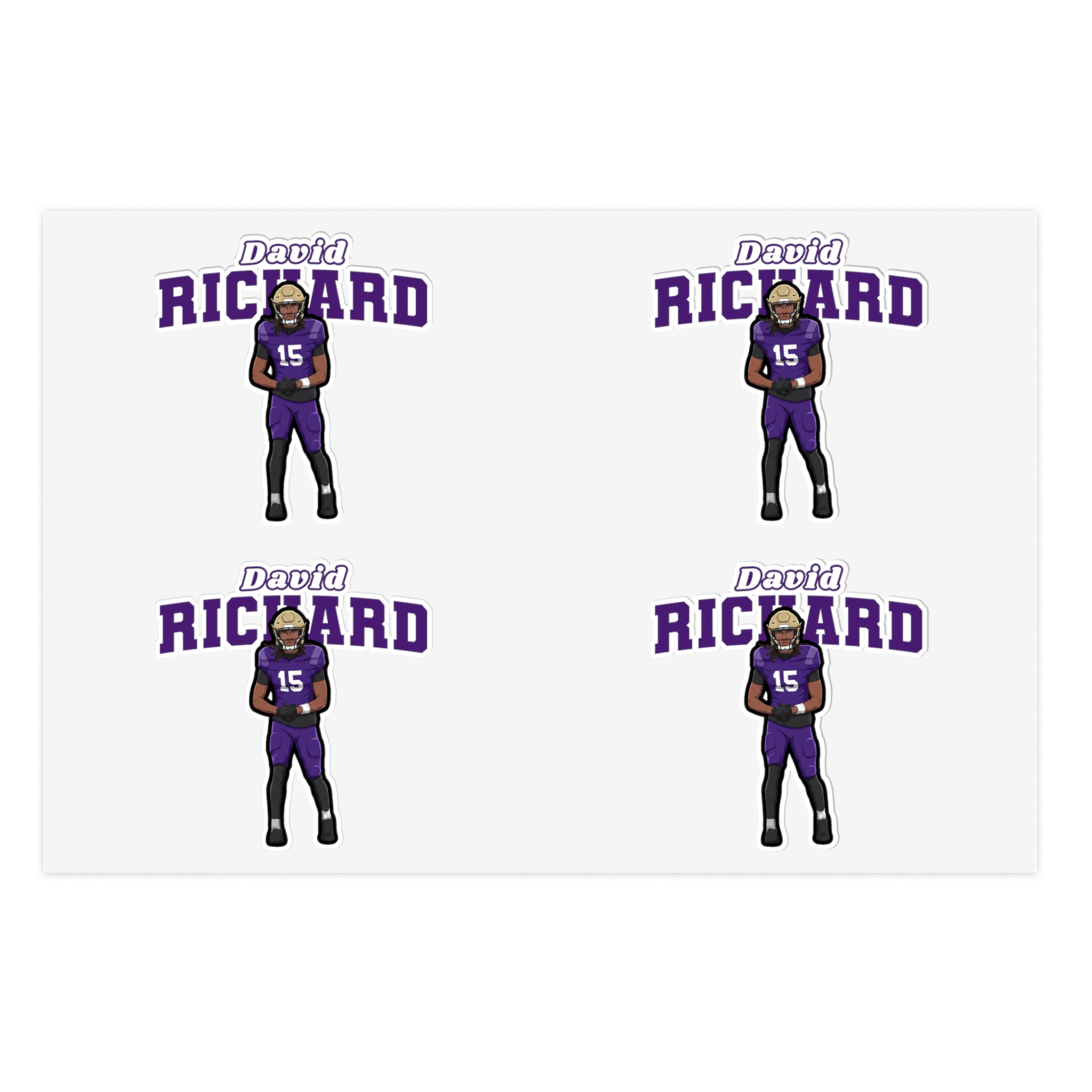 Sticker Sheet — character_name_arch in Classic
