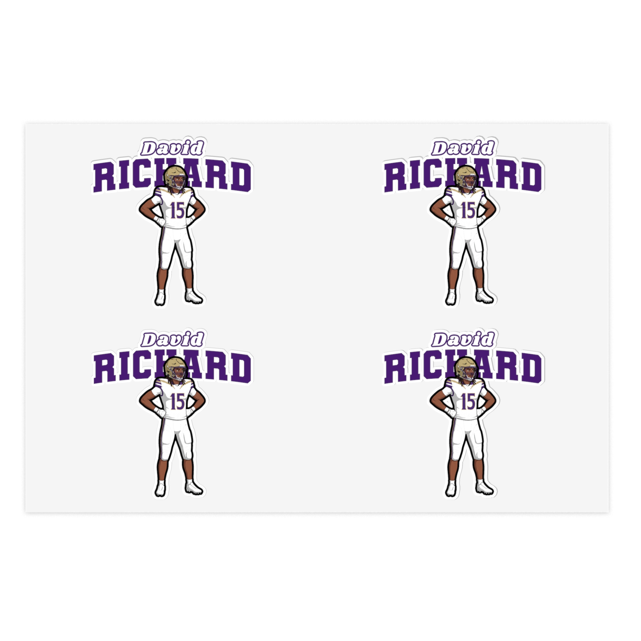 Sticker Sheet — character_name_arch in Classic