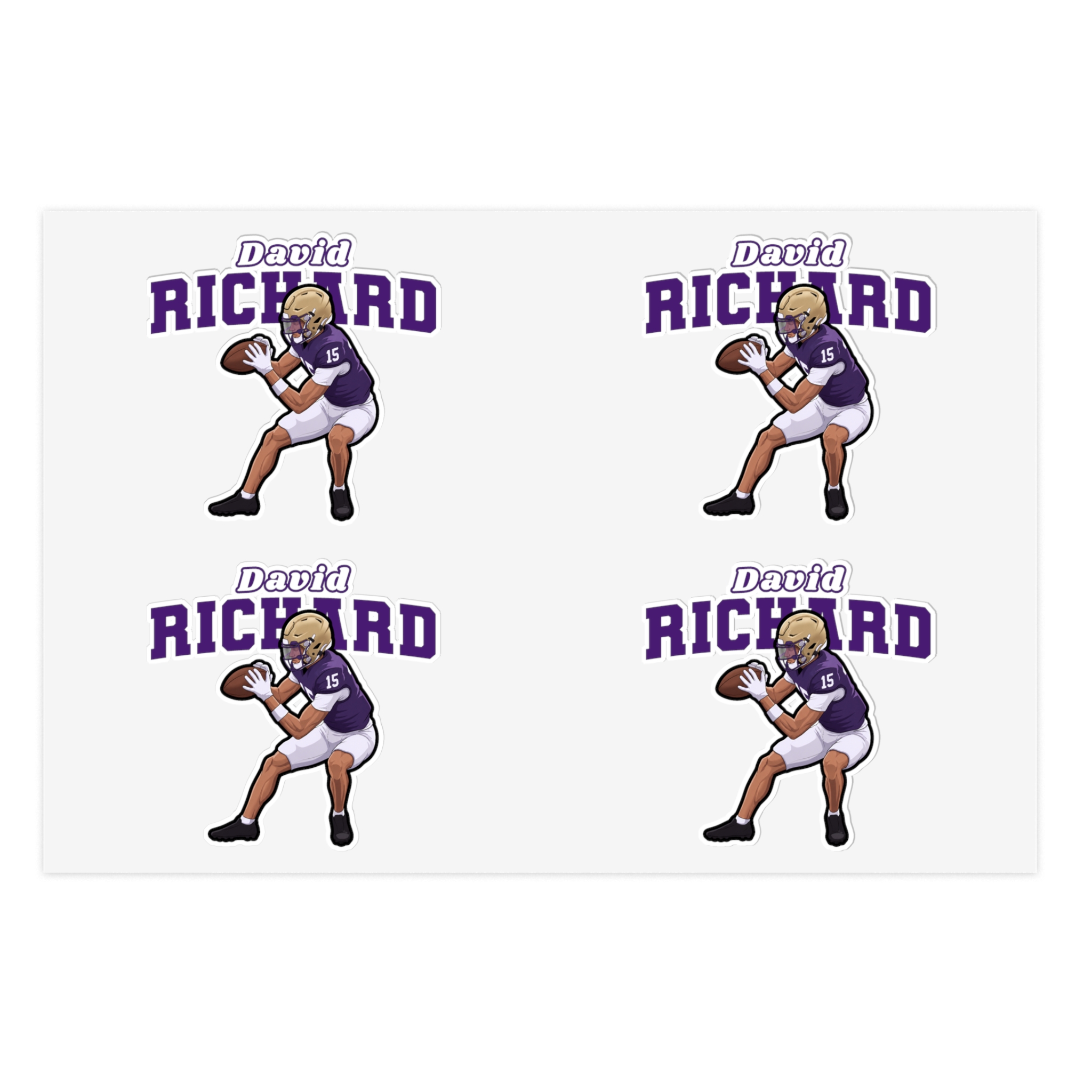 Sticker Sheet — character_name_arch in Classic