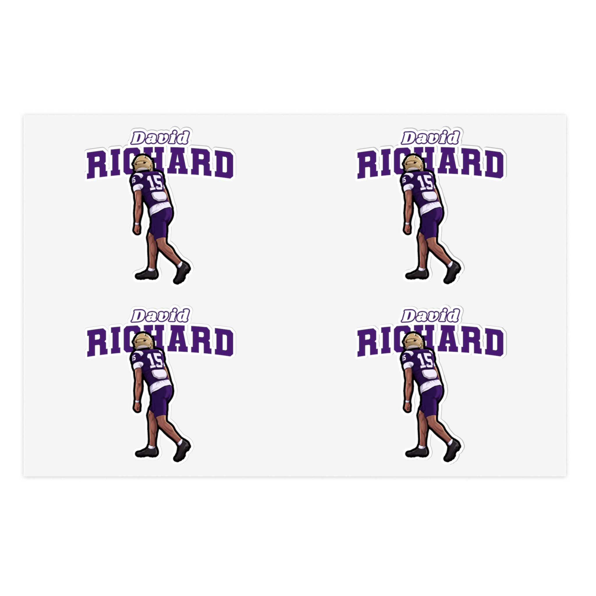 Sticker Sheet — character_name_arch in Classic