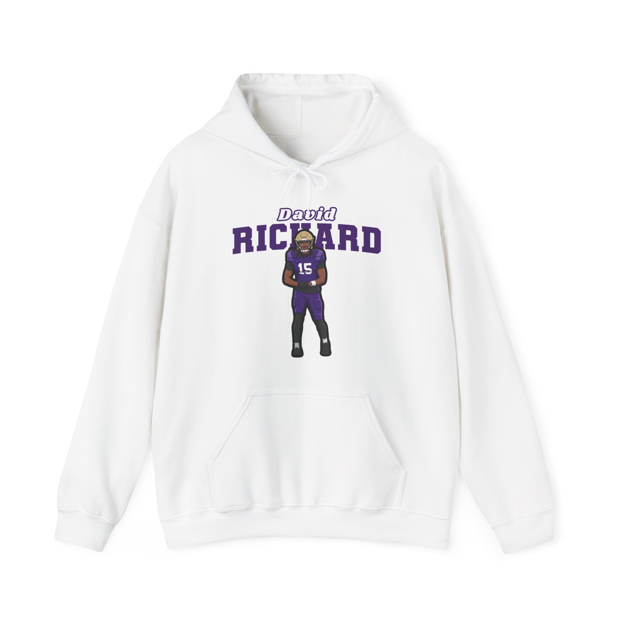 Hoodie — character_name_arch in White