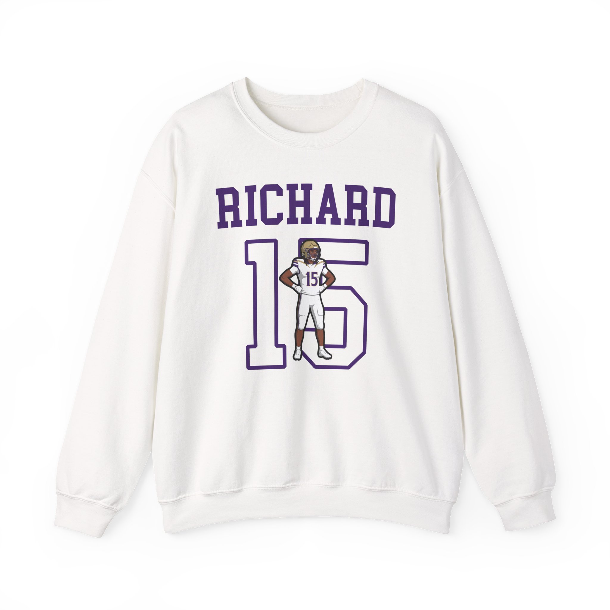 Crewneck Sweatshirt — character_shirsey in White