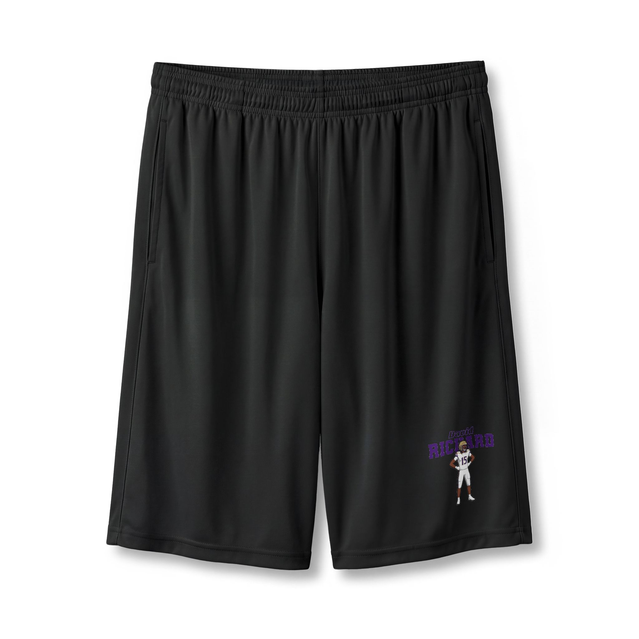 Shorts — character_name_arch in Black