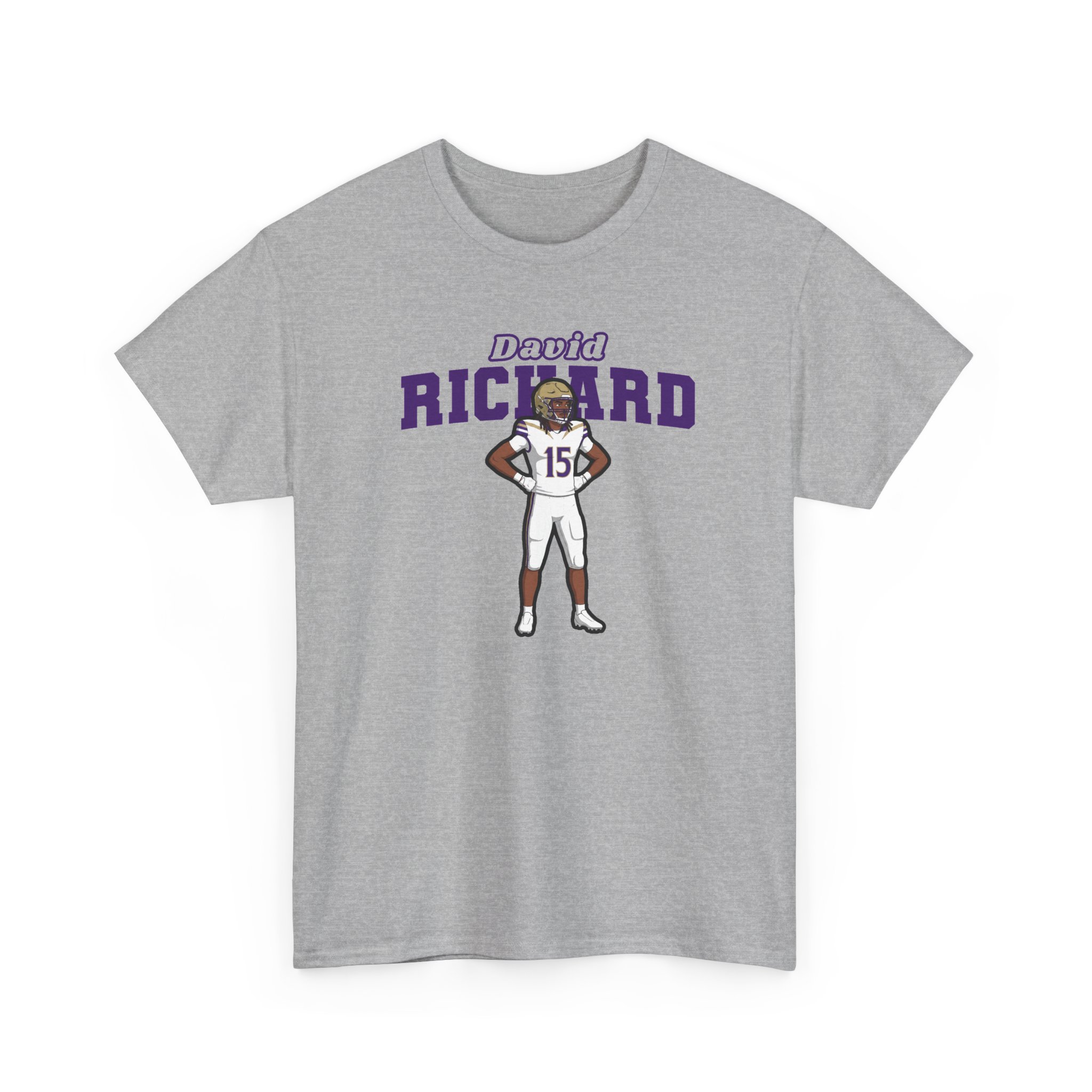 Tee — character_name_arch in Grey