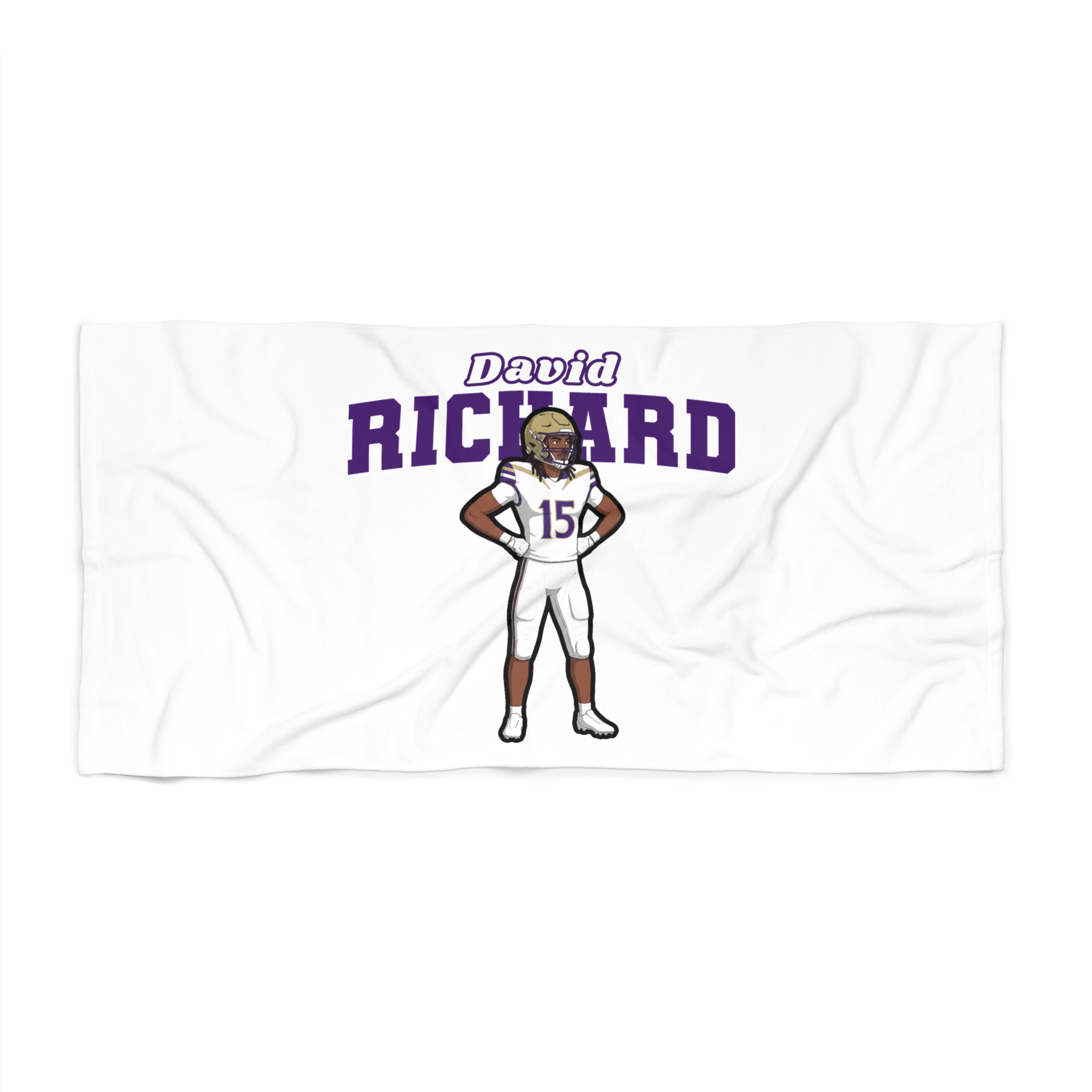 Beach Towel — character_name_arch in Classic