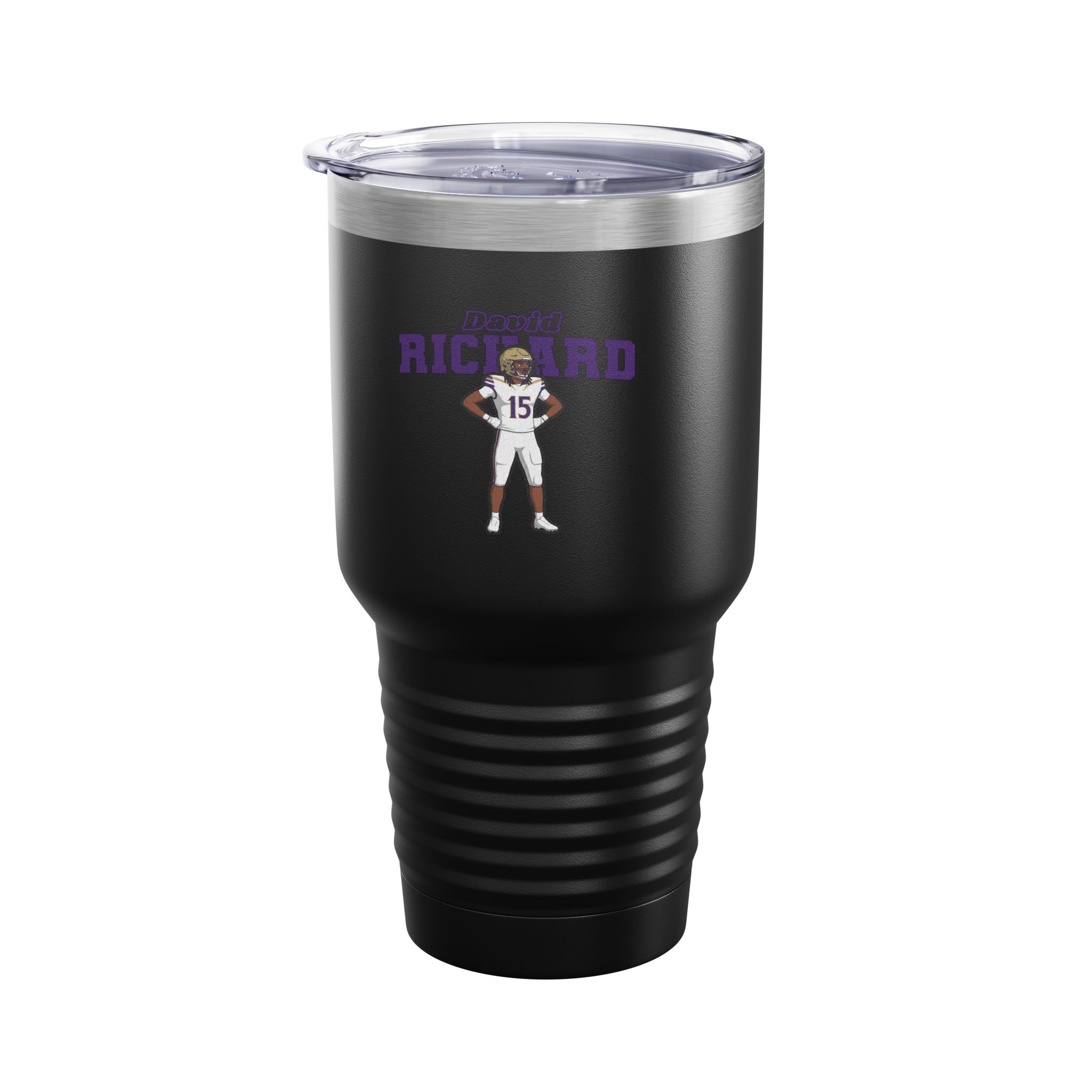 30oz Tumbler — character_name_arch in Black