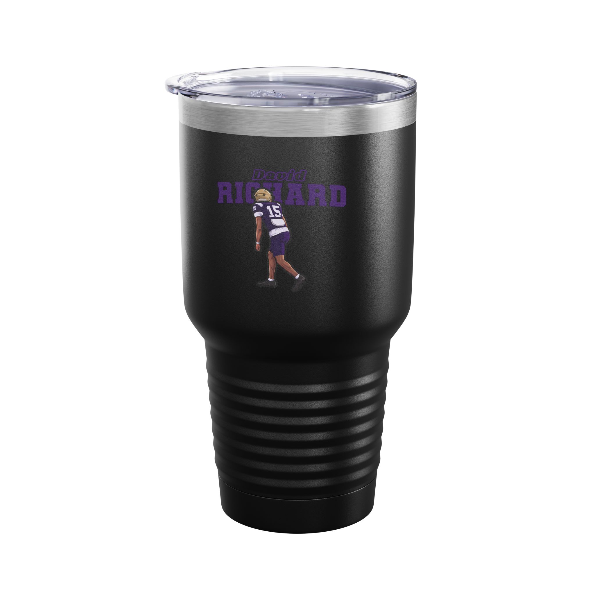 30oz Tumbler — character_name_arch in Black
