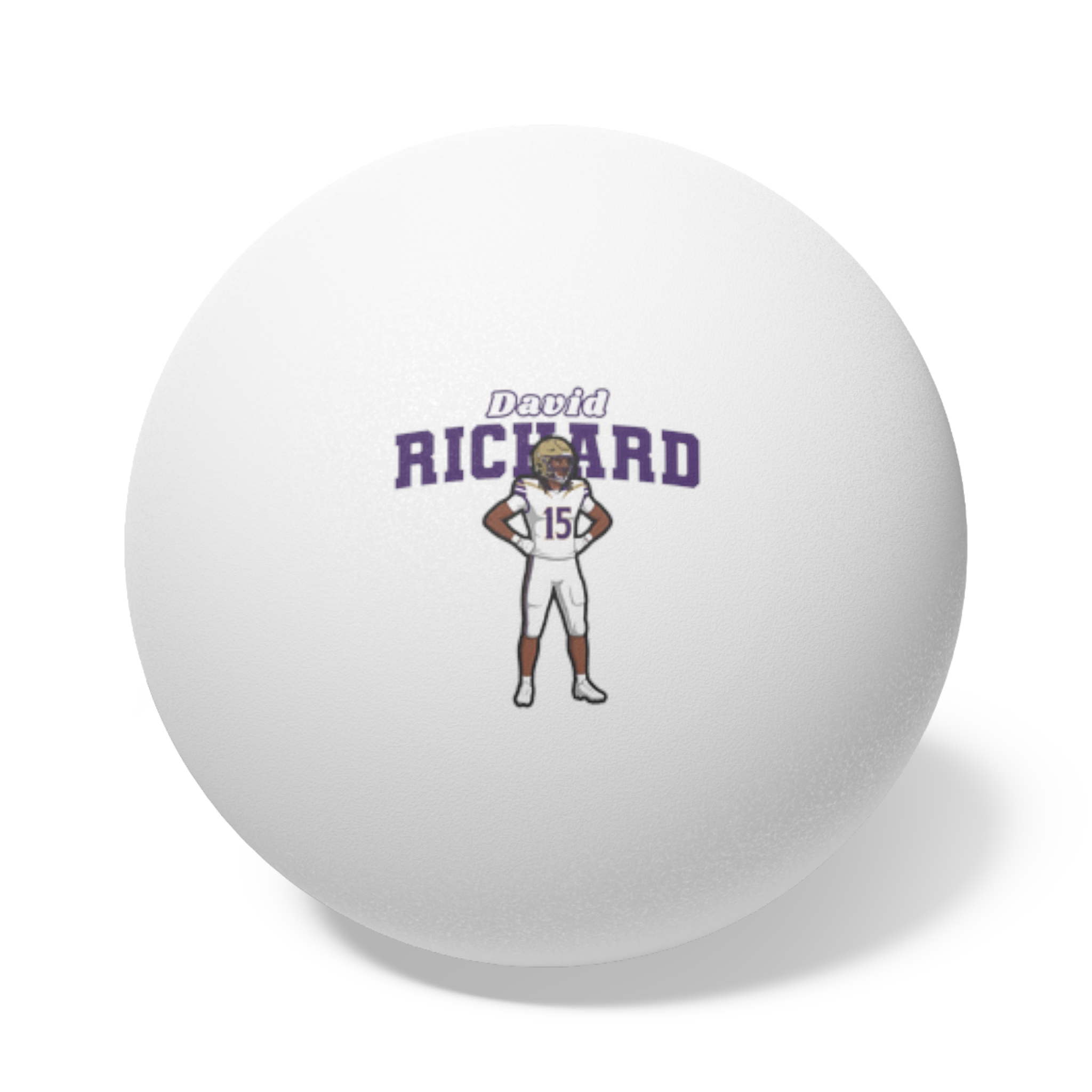 Ping Pong Balls, 6 pcs — character_name_arch in White