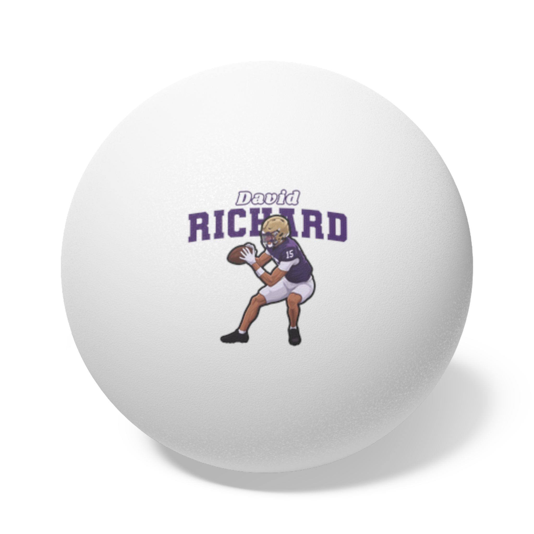 Ping Pong Balls, 6 pcs — character_name_arch in White