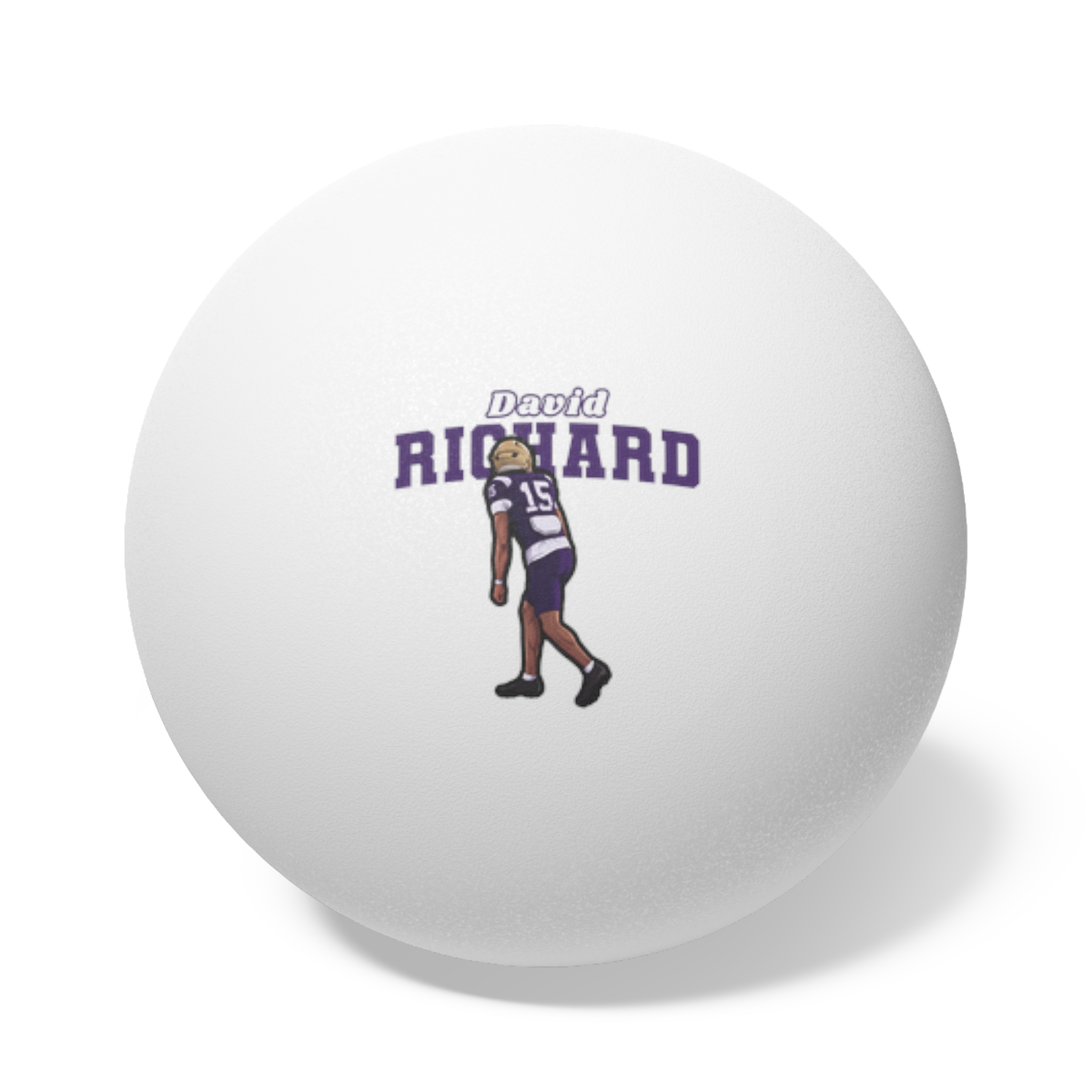 Ping Pong Balls, 6 pcs — character_name_arch in White